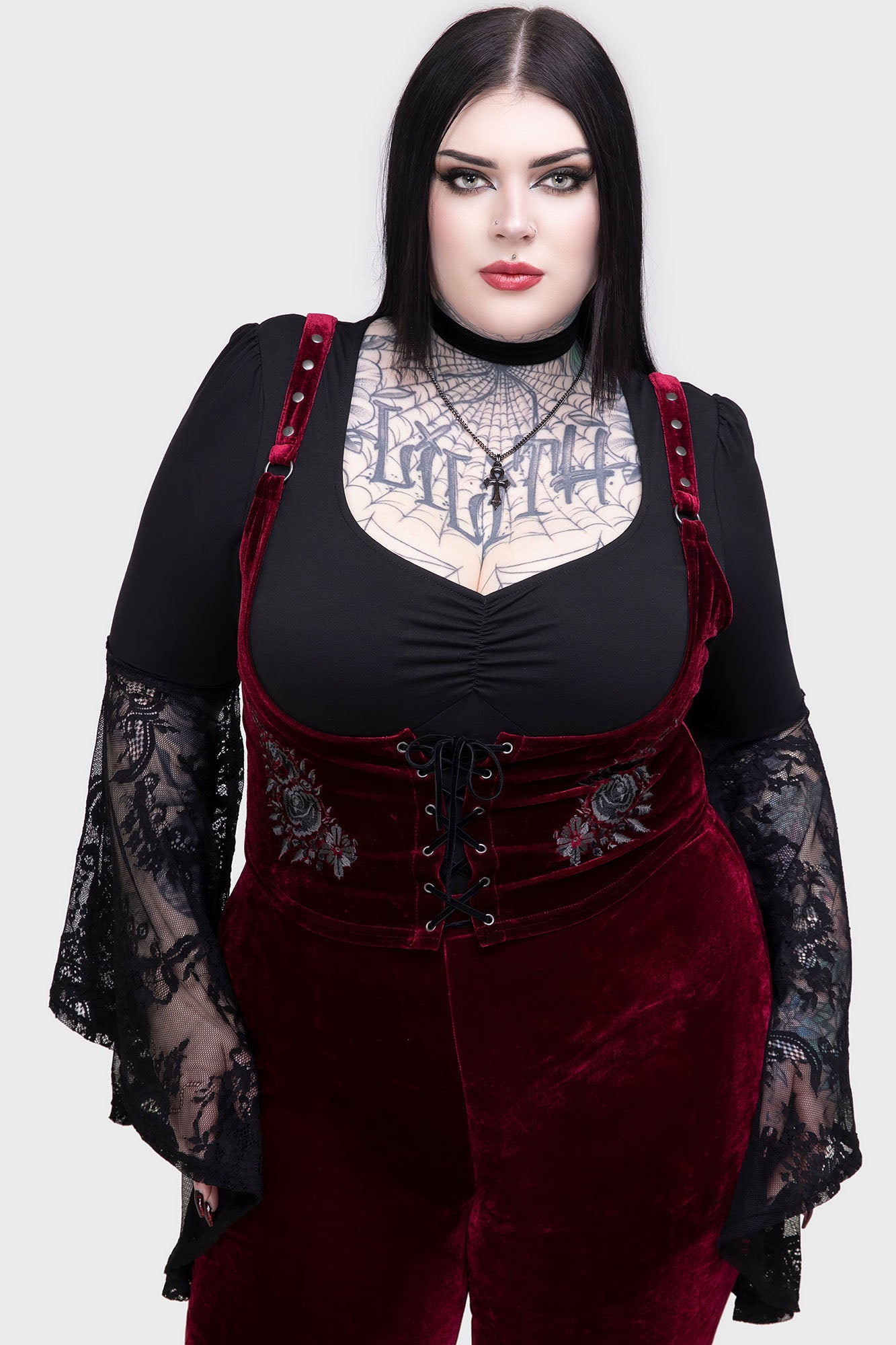 A Devil's Rose Underbust Corset Top