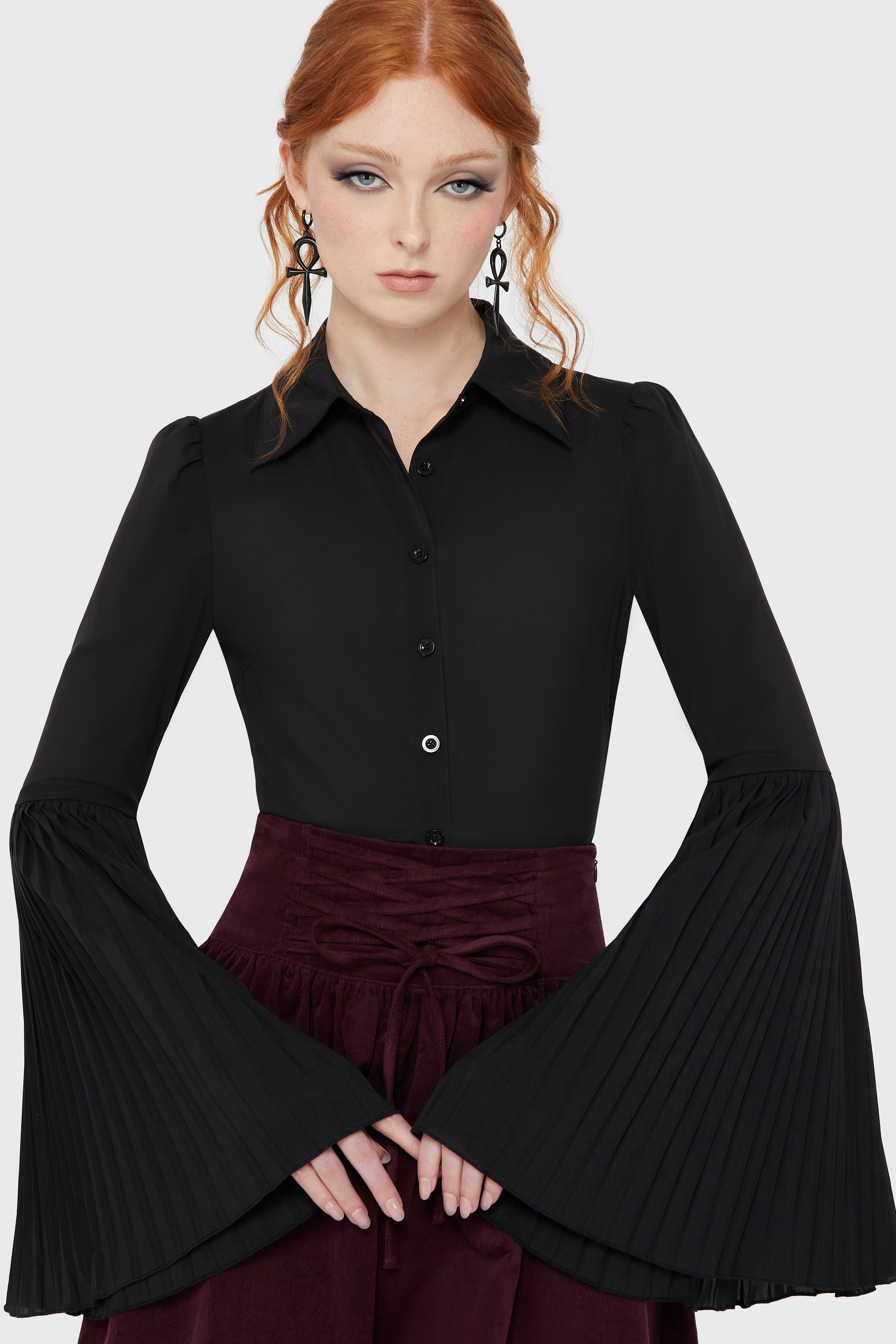 Alexandra's Mournng Shirt Black