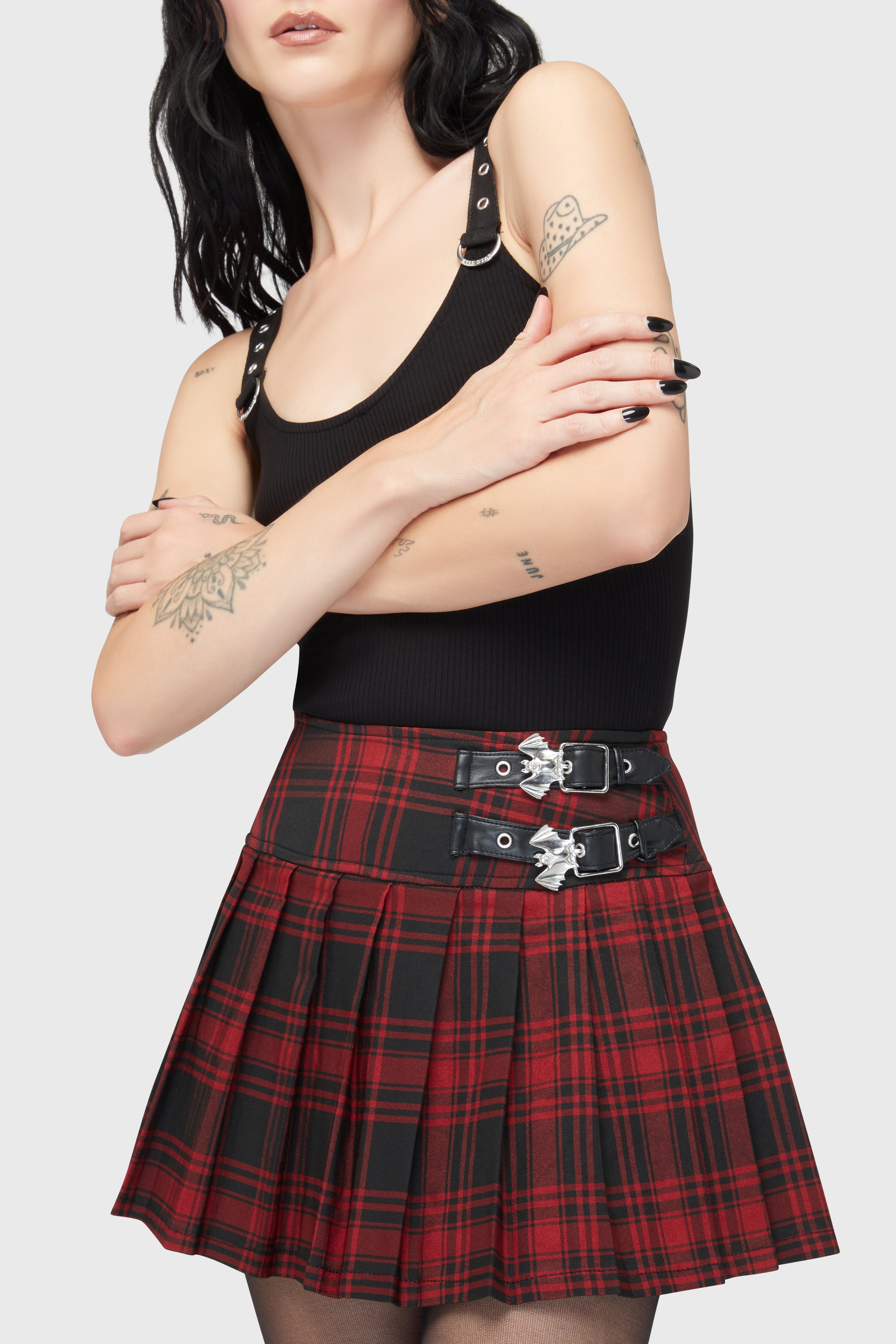 Bat Girl Skirt TARTAN
