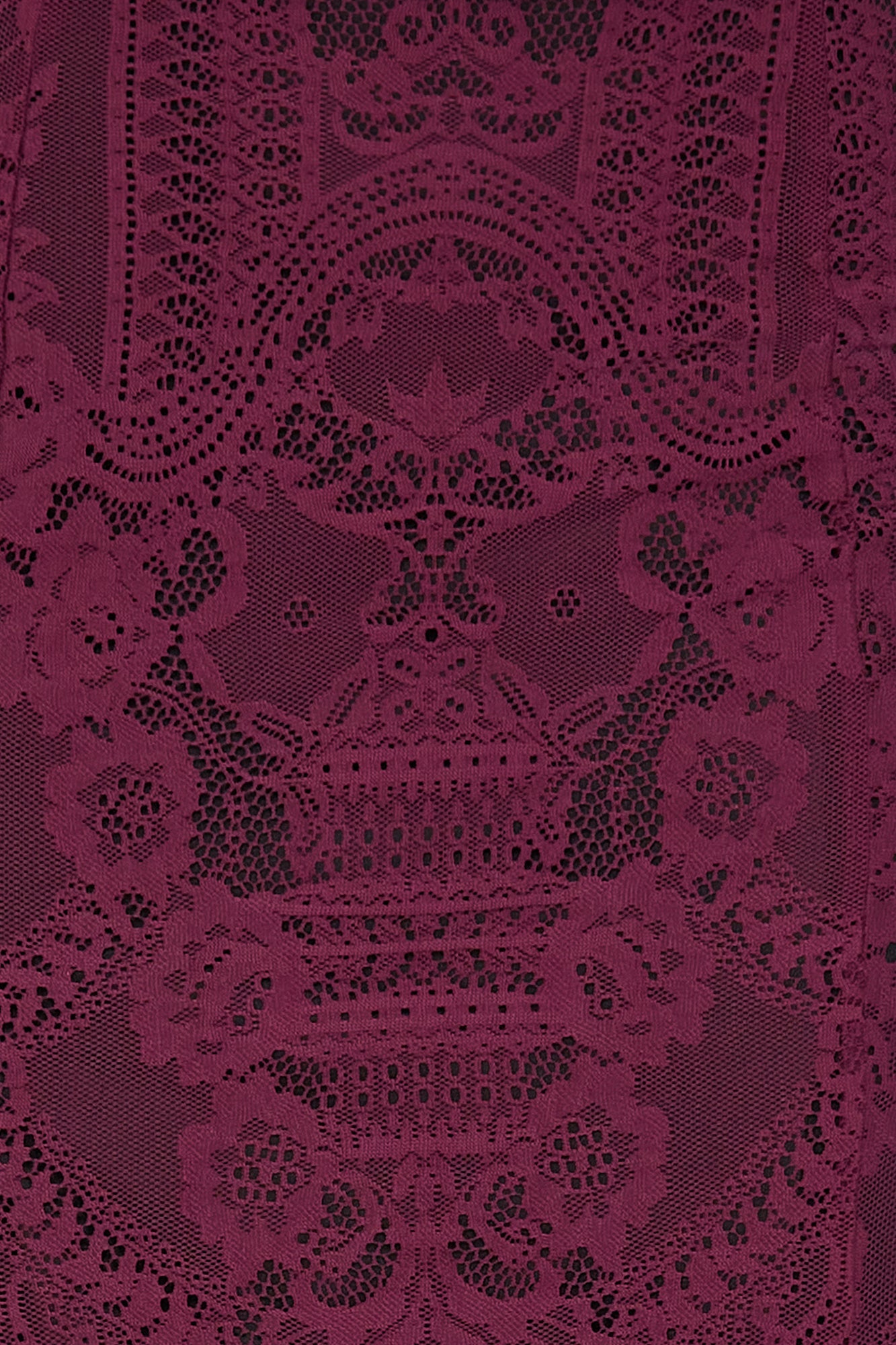 Belladonna Lace Maxi Skirt Plum