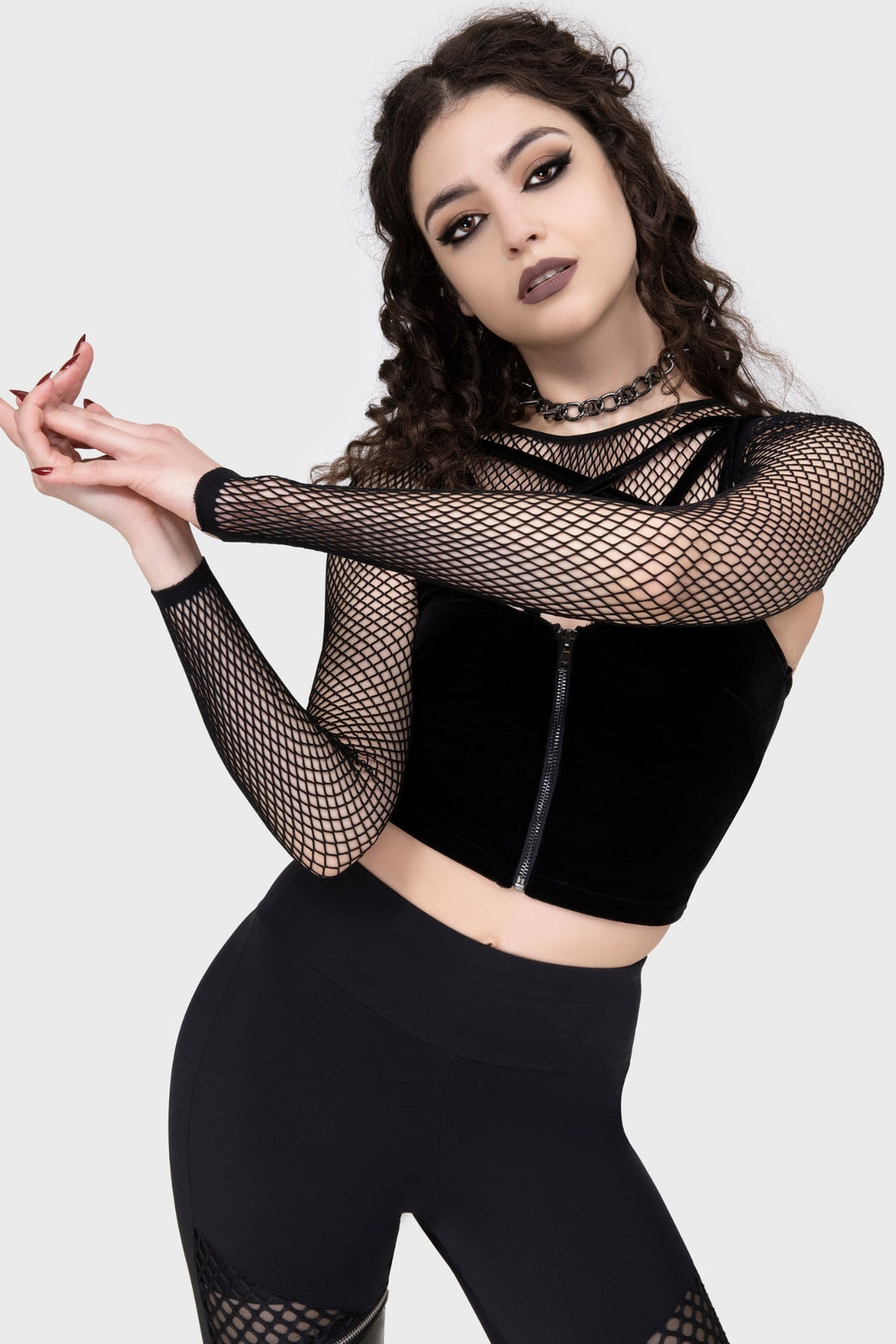 Bite Me Fishnet Bolero B