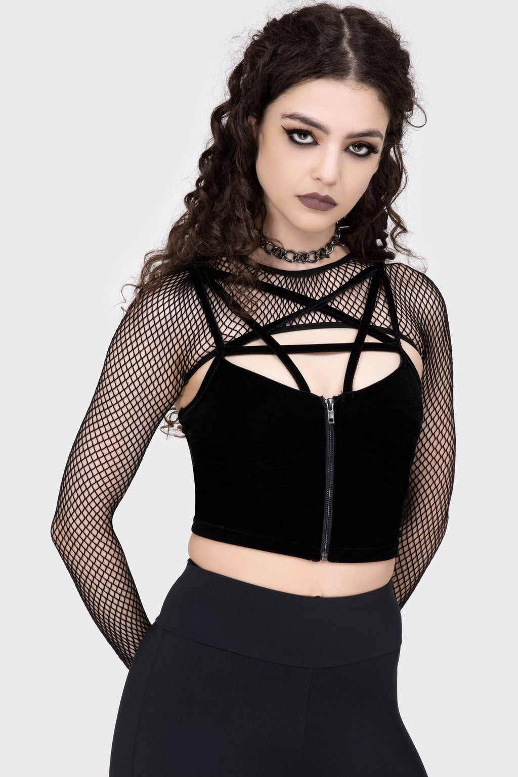 Bite Me Fishnet Bolero B