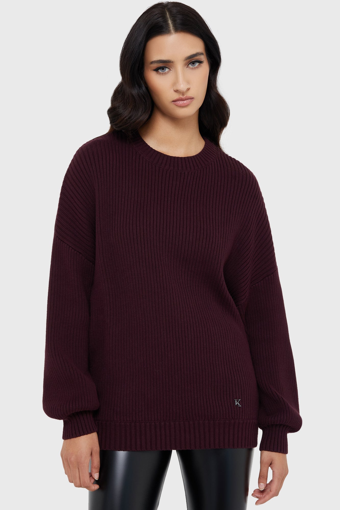 Belinda Sweater AUBERGINE
