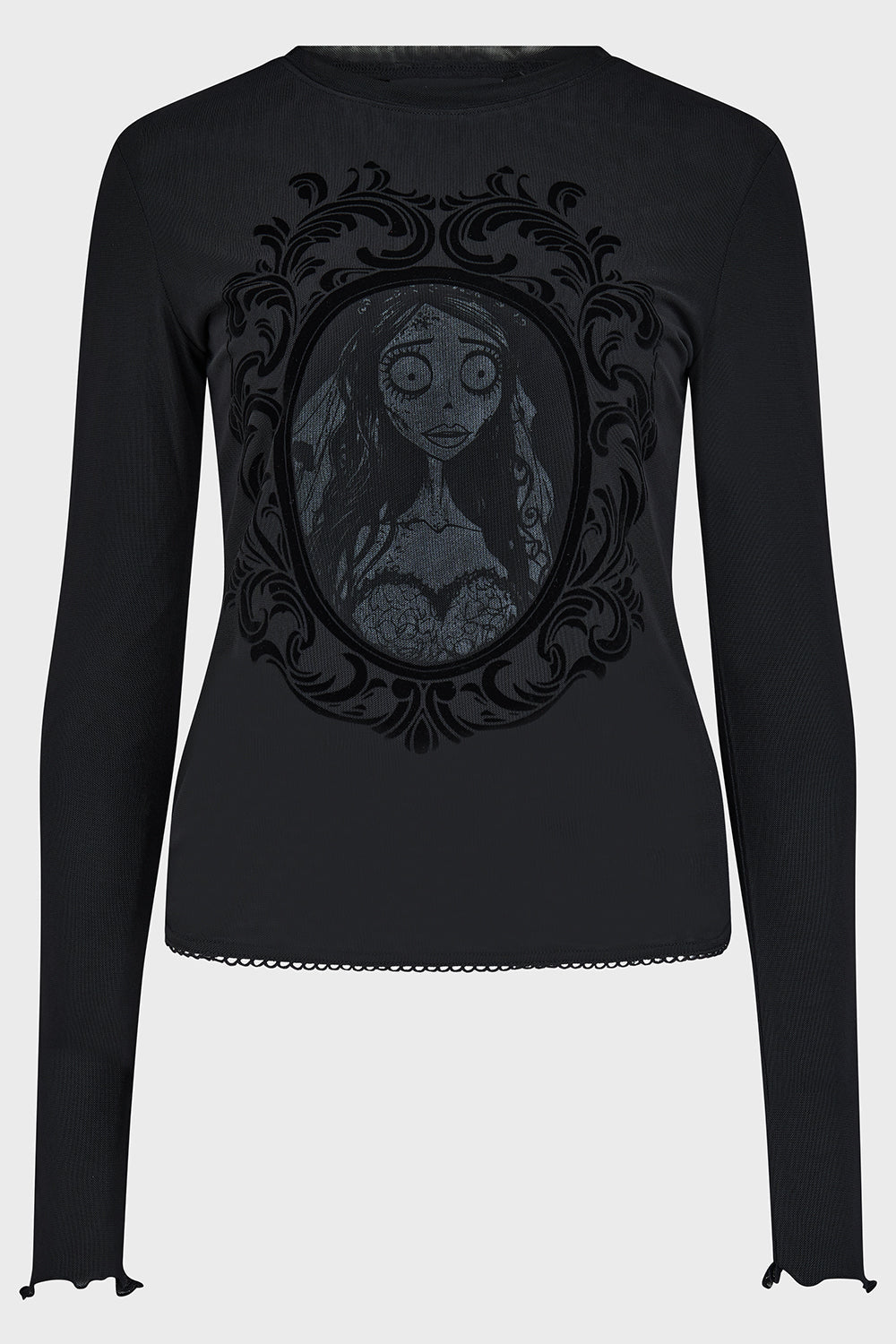 Corpse Bride Emily Mesh Top