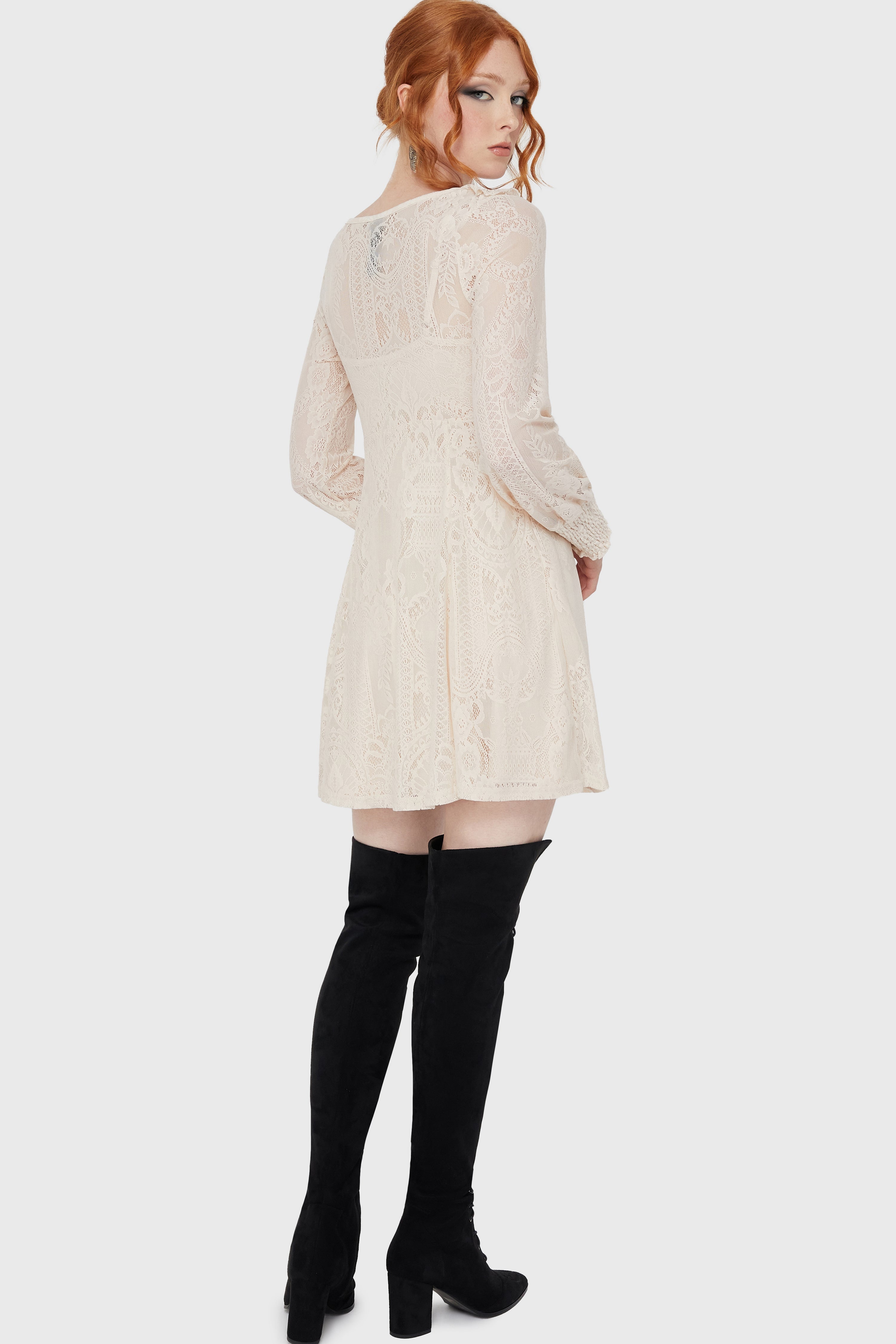 Cybele Lace Dress Ivory