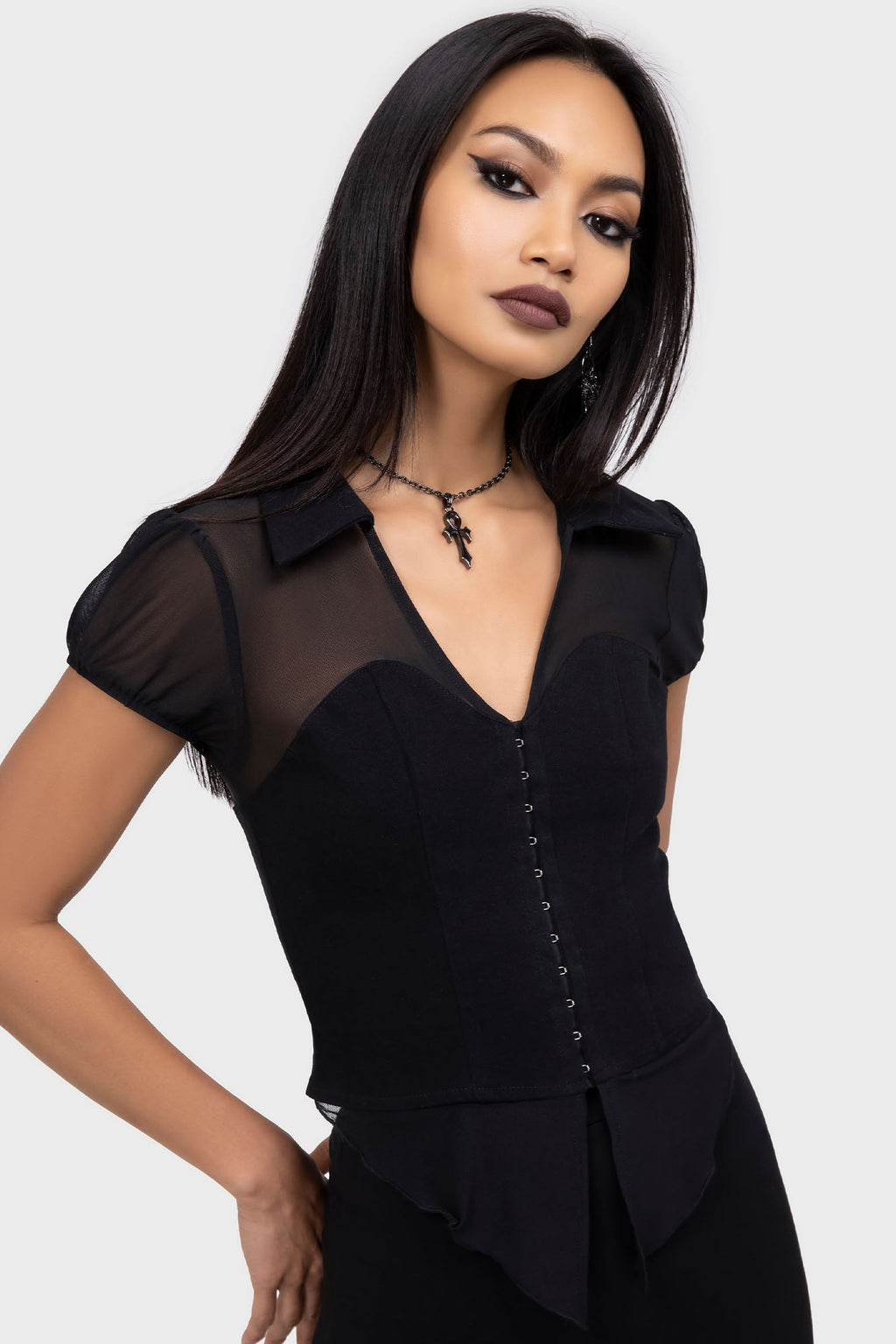 Cryptic Cora Top