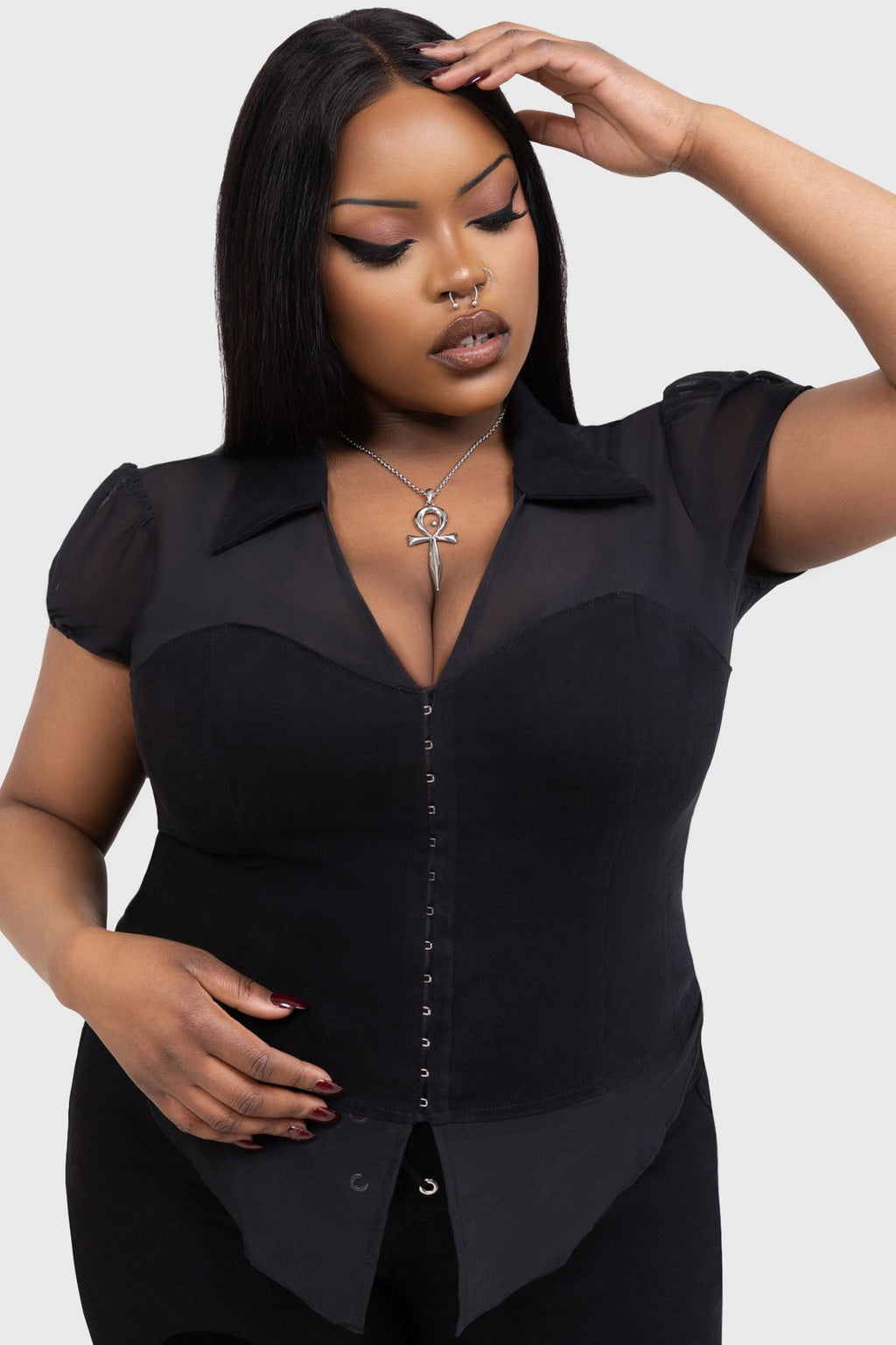 Cryptic Cora Top
