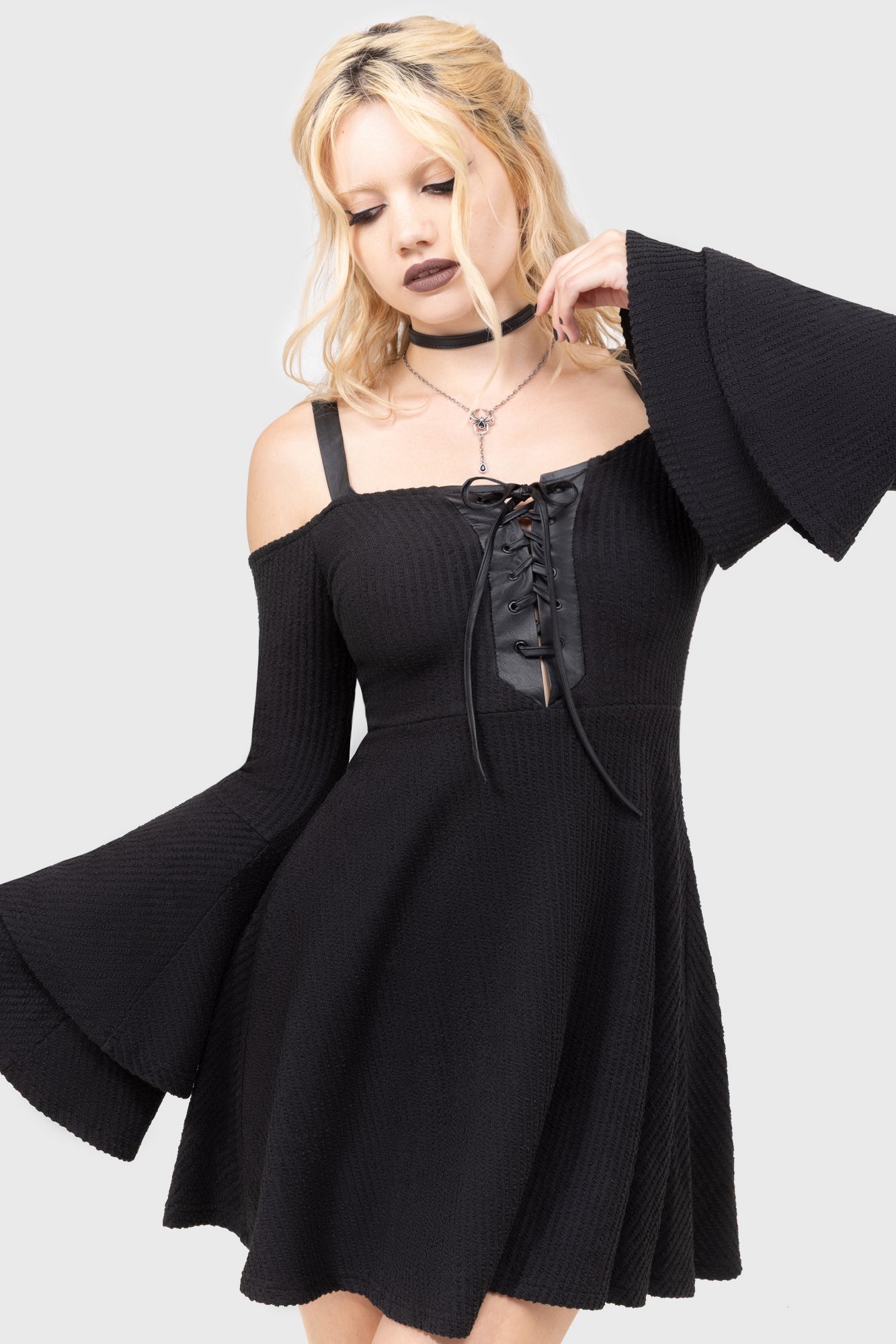 Dark Myth Dress Black