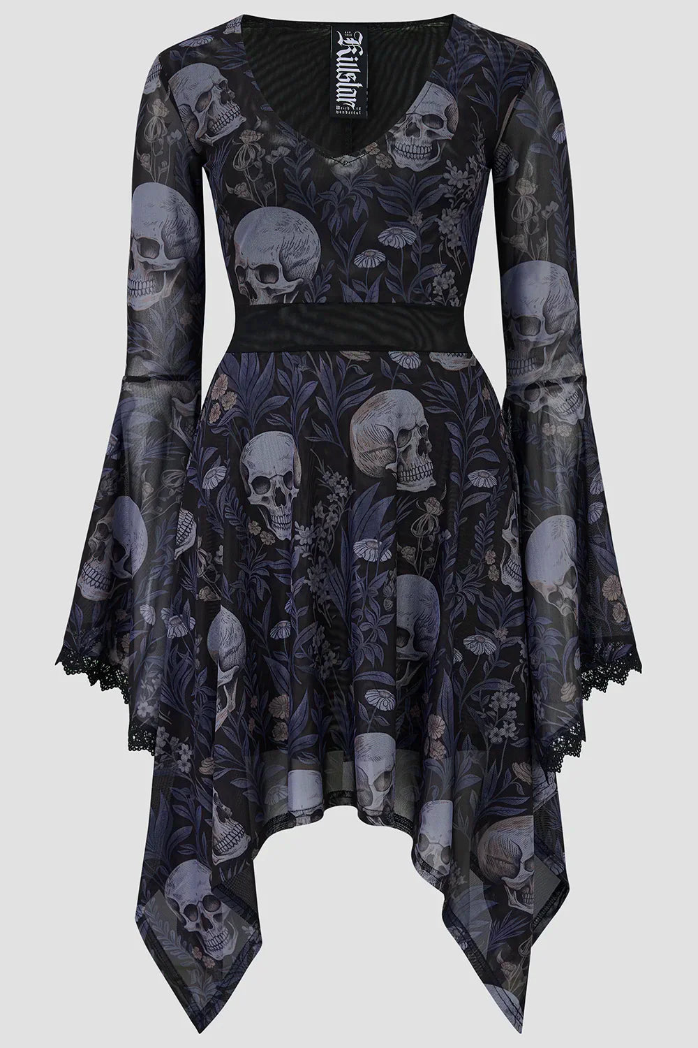 Death's Head Skater Dress