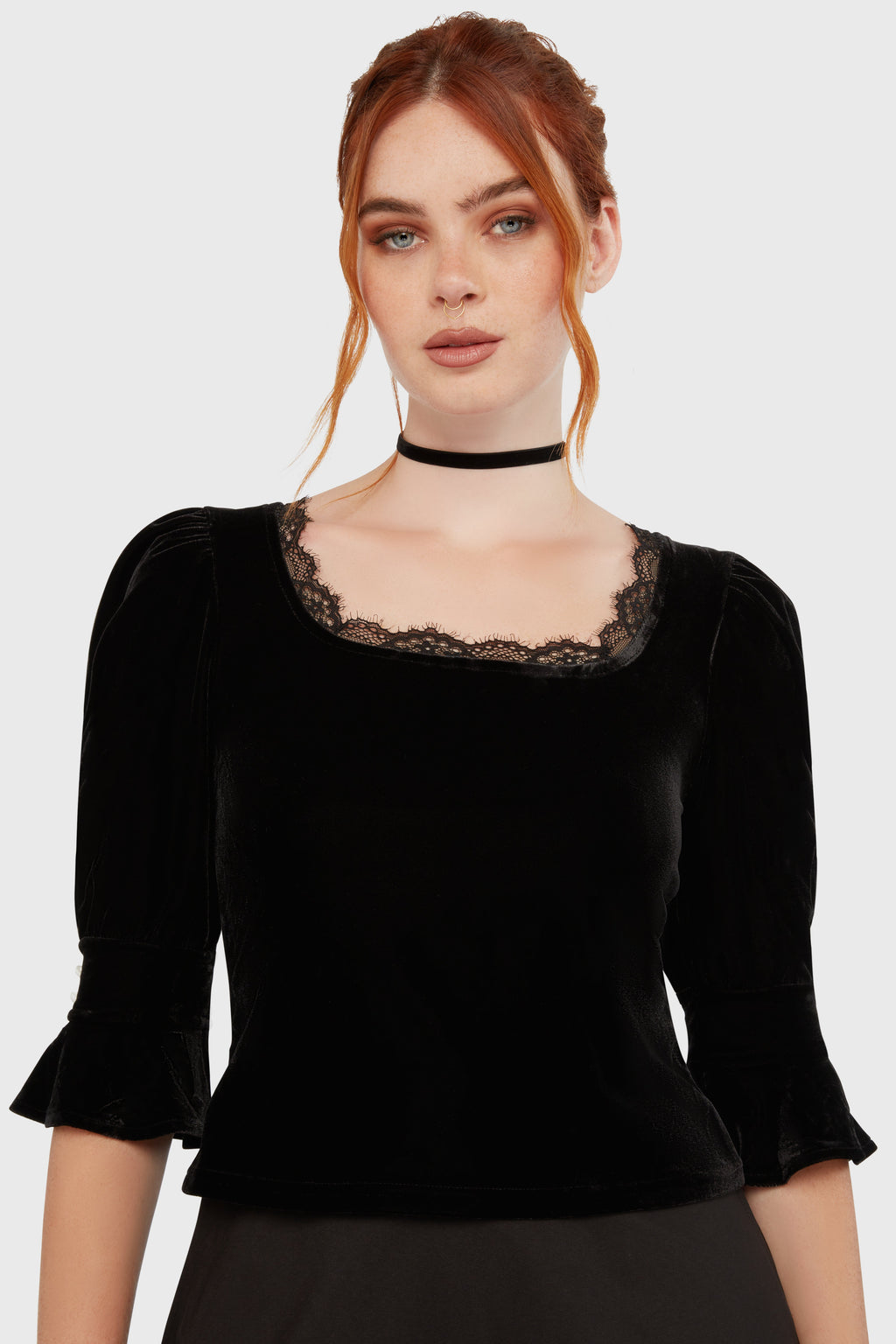 Dottie Dottie Velvet Top