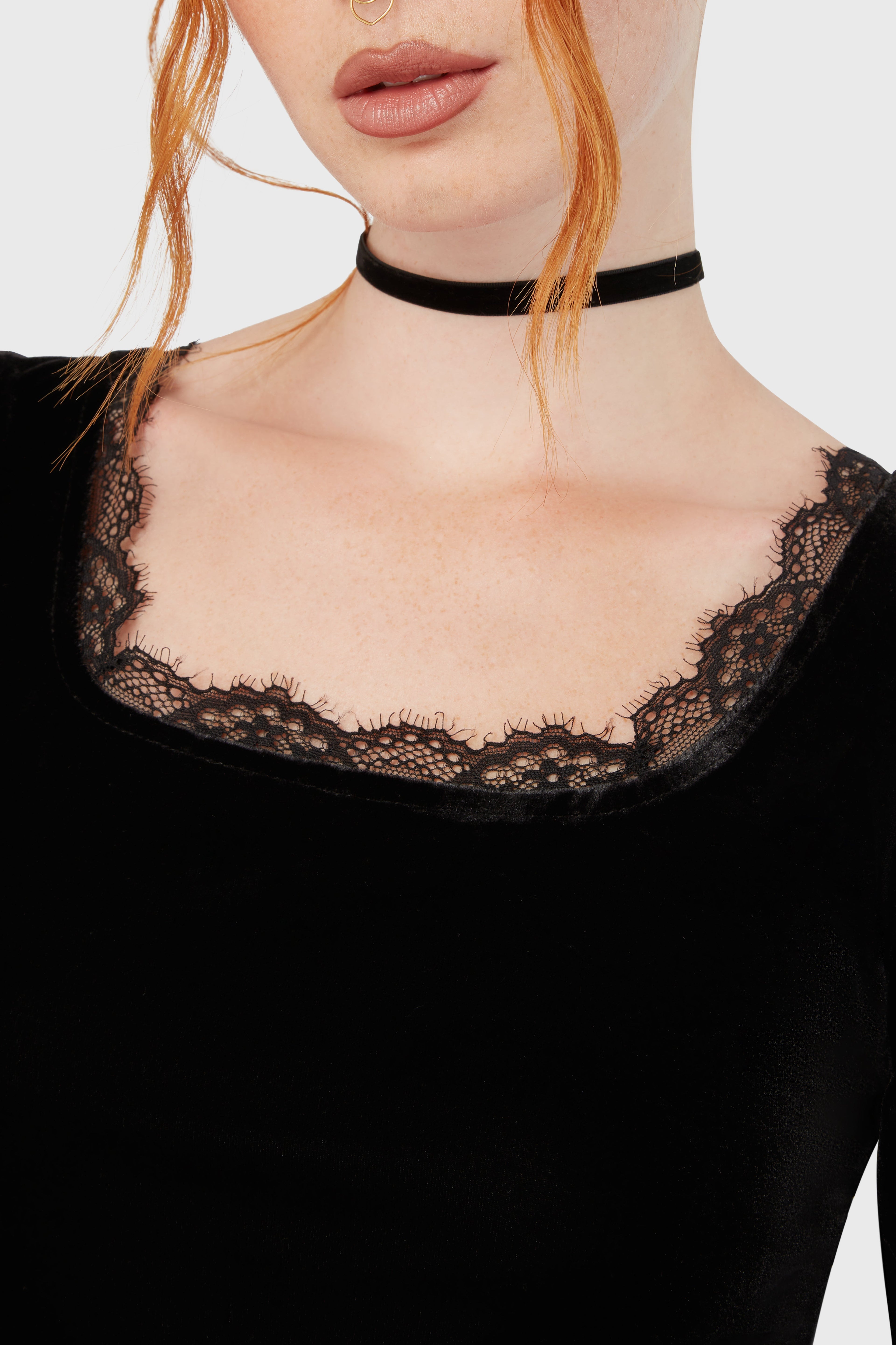 Dottie Dottie Velvet Top