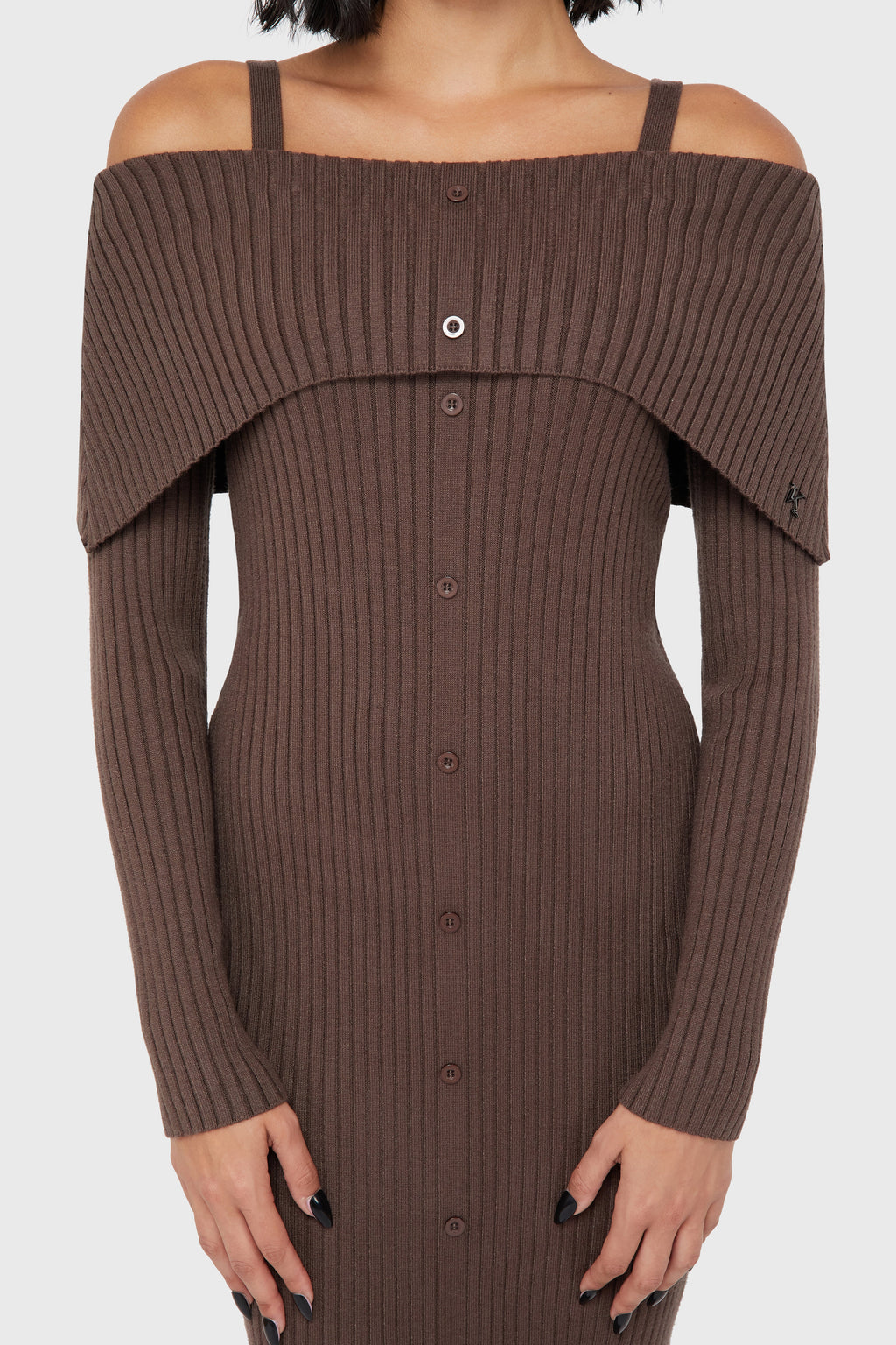 Dusk Empress Dress Brown