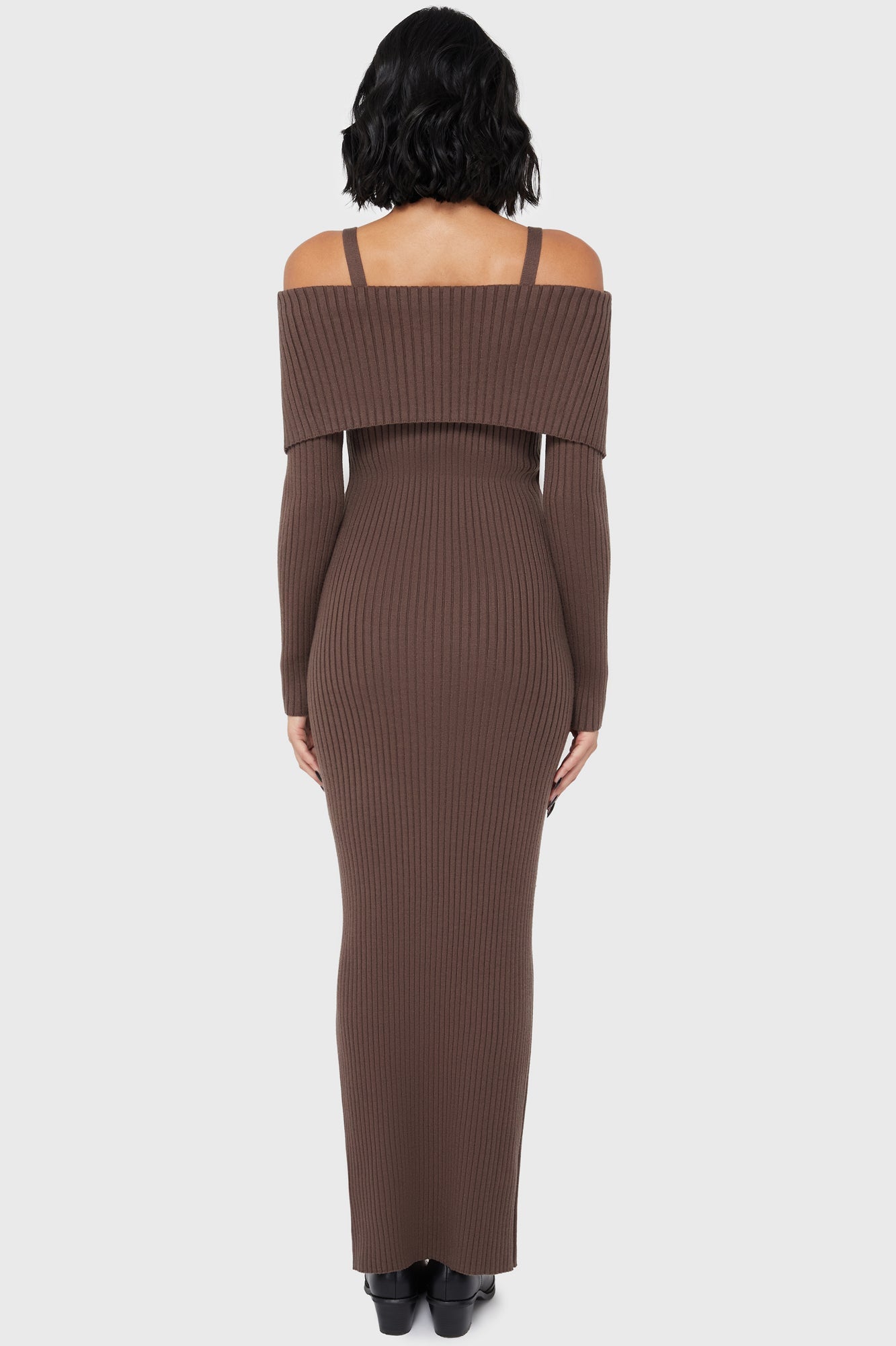 Dusk Empress Dress Brown