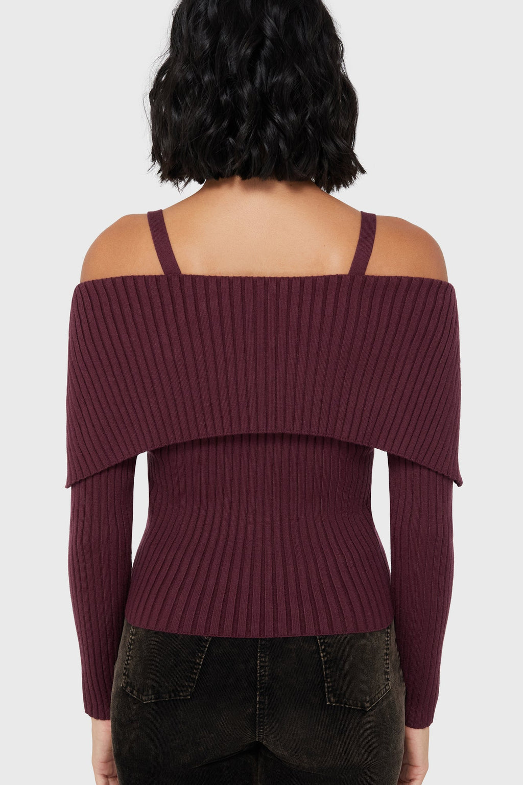 Dusk Empress Knit Top Purple