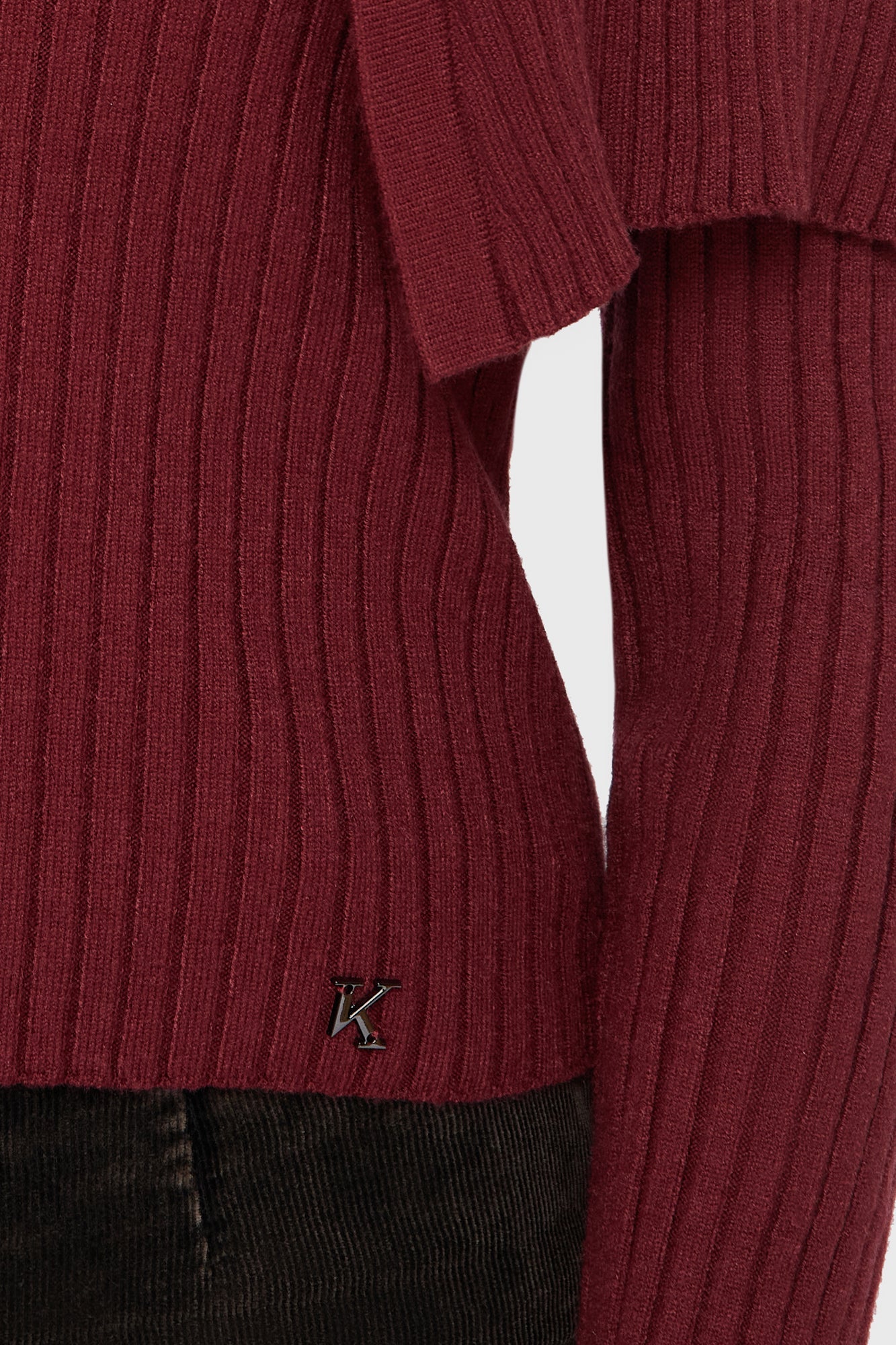 Dusk Empress Knit Top Red