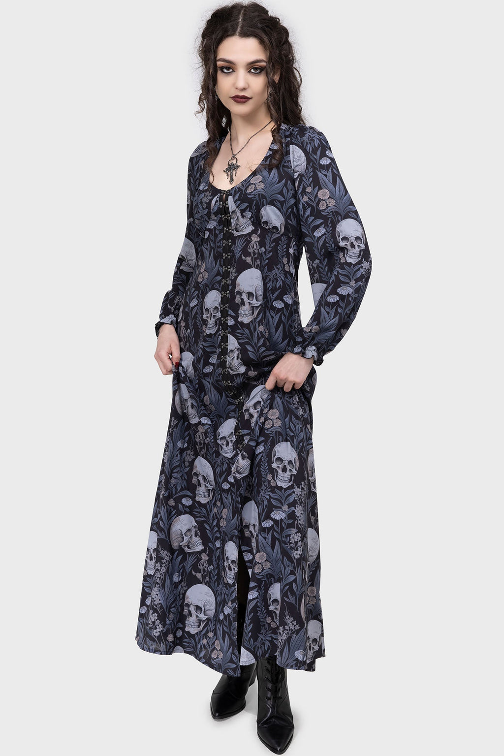 Death's Head Maxi Dress