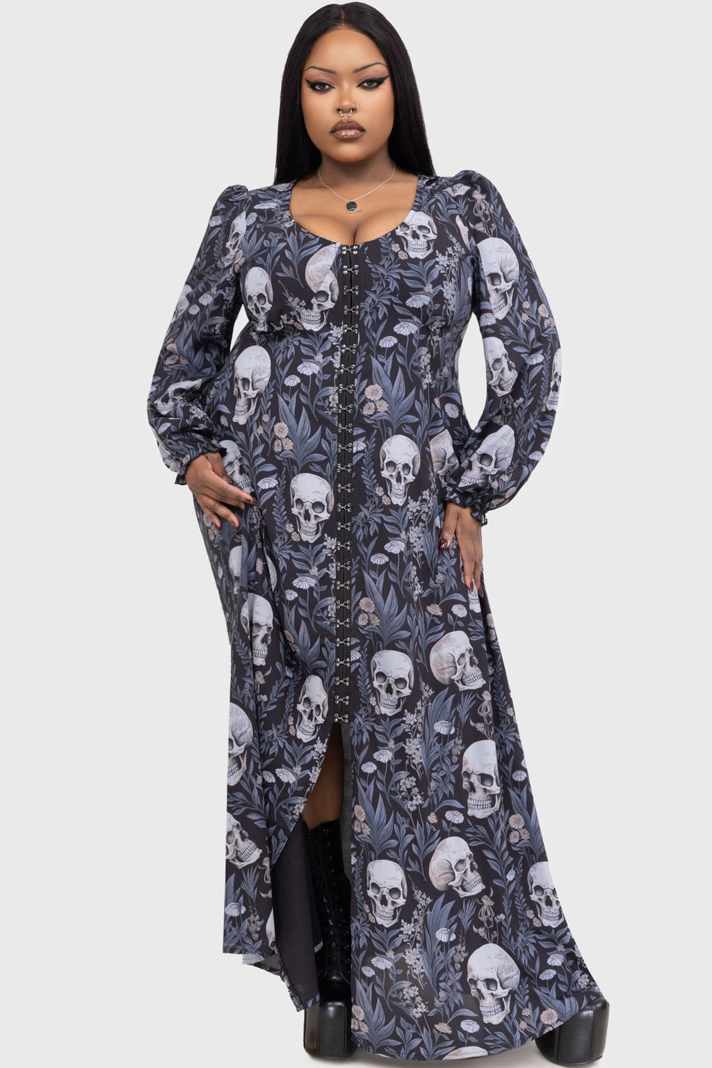 Death's Head Maxi Dress