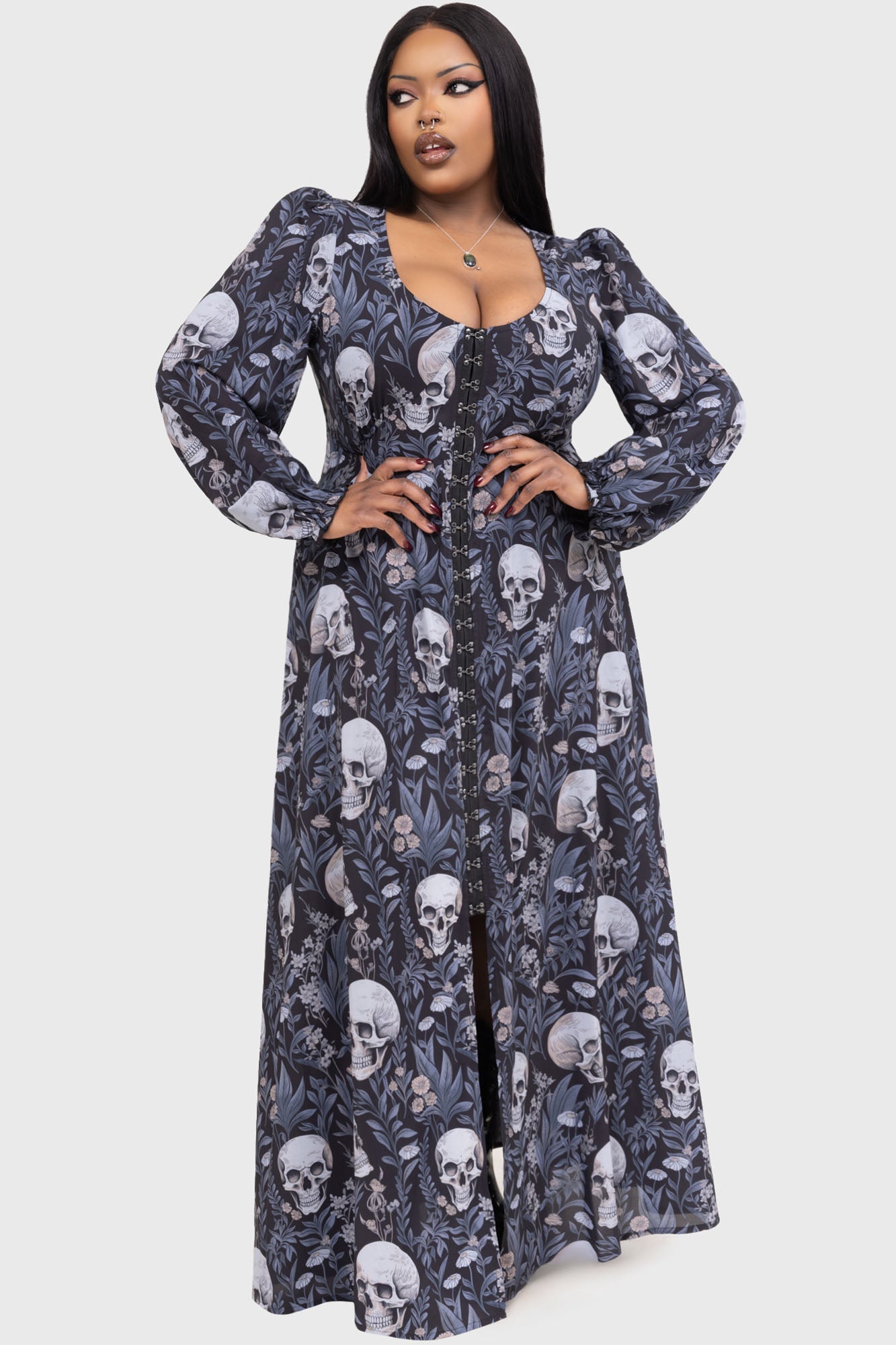 Death's Head Maxi Dress