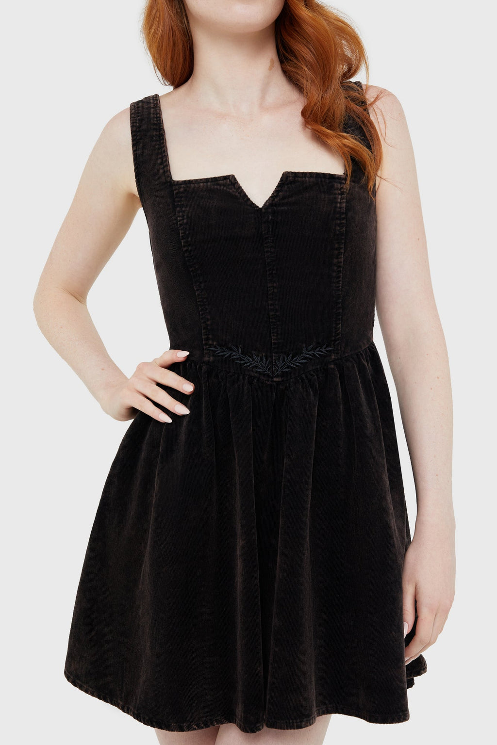 Elderroot Mini Dress BROWN