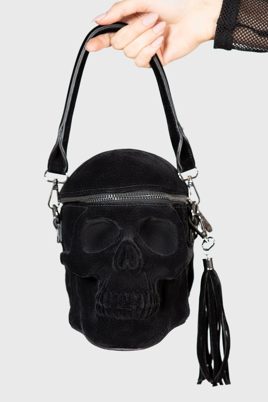 Grave Digger Skull Handbag VELVET