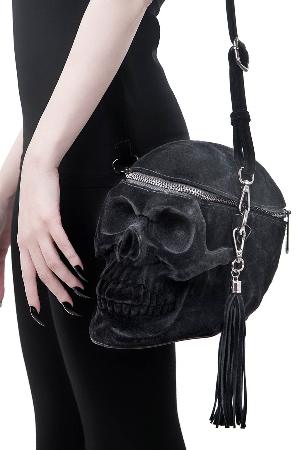 Grave Digger Skull Handbag VELVET