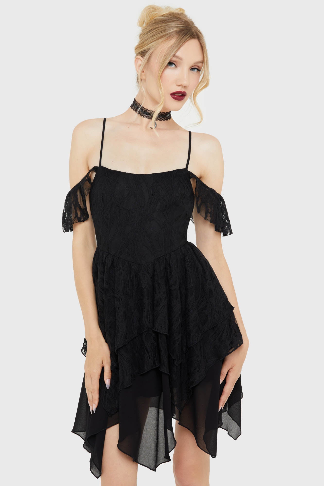 Haunted Union Dress BLACK