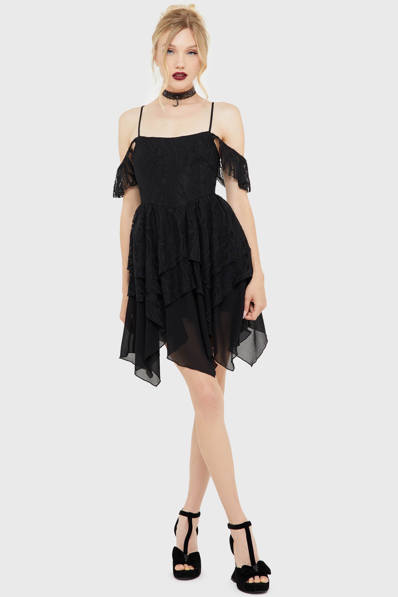 Haunted Union Dress BLACK