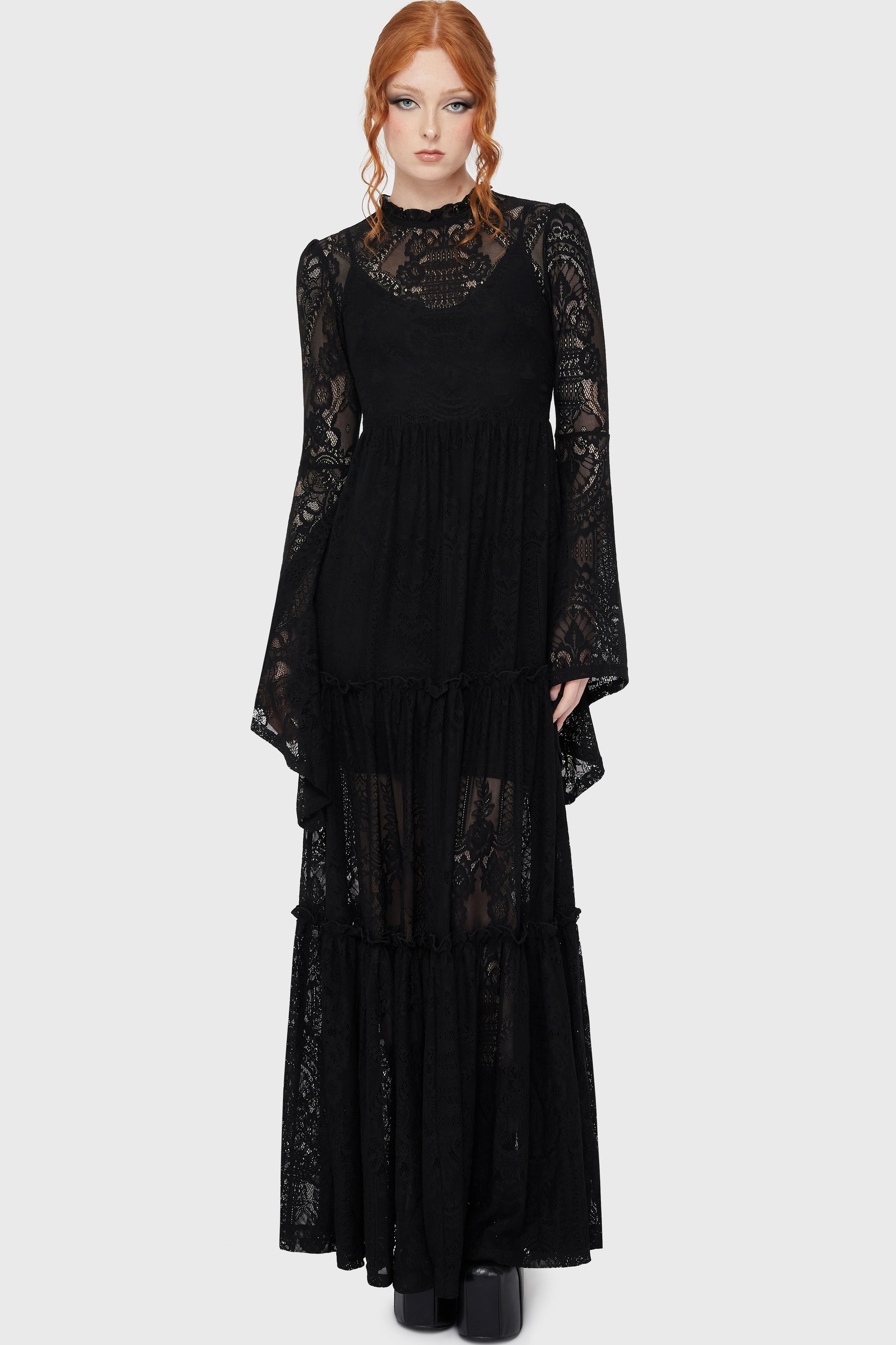 Hecate Lace Maxi Dress B