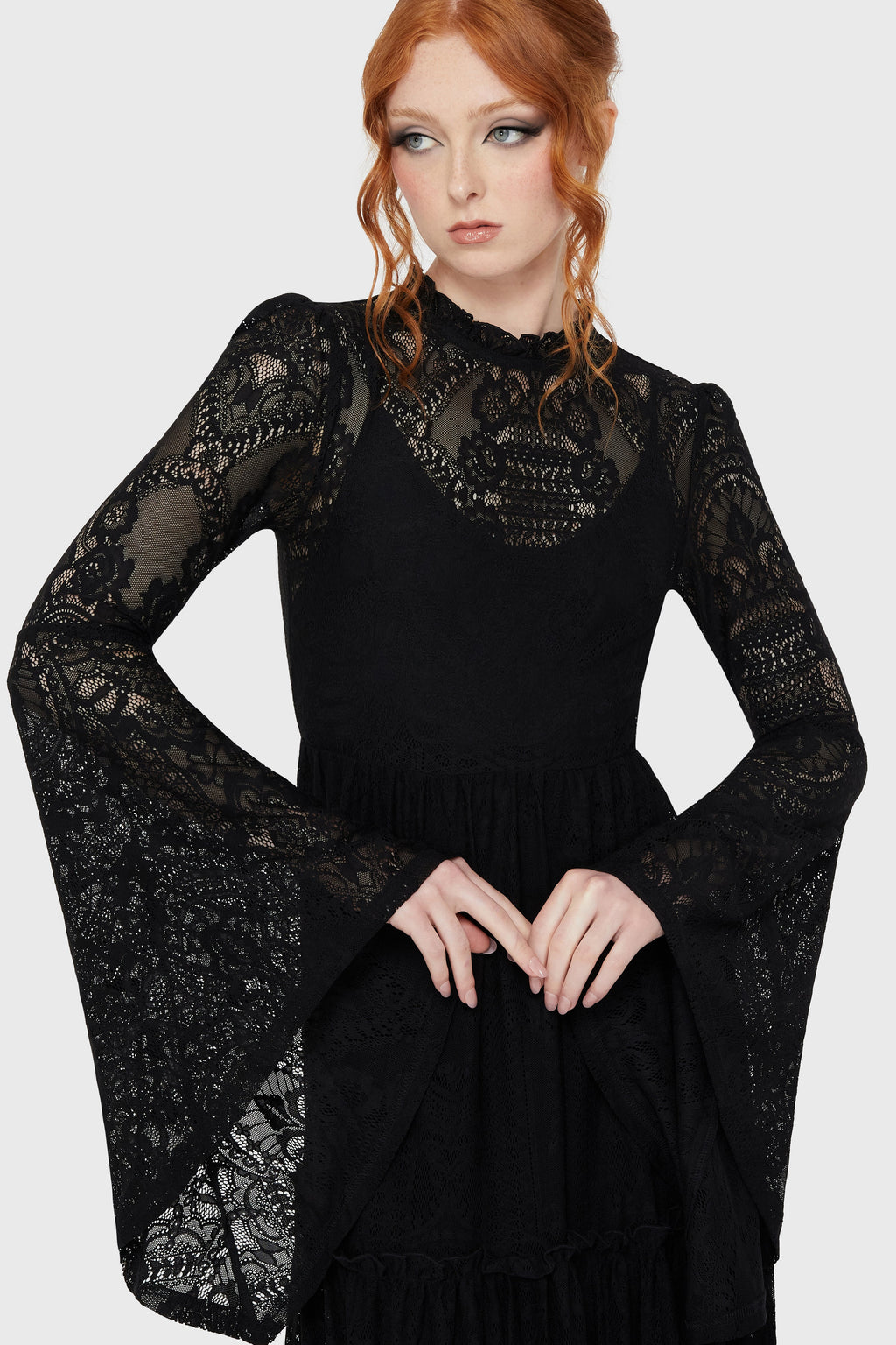Hecate Lace Maxi Dress B