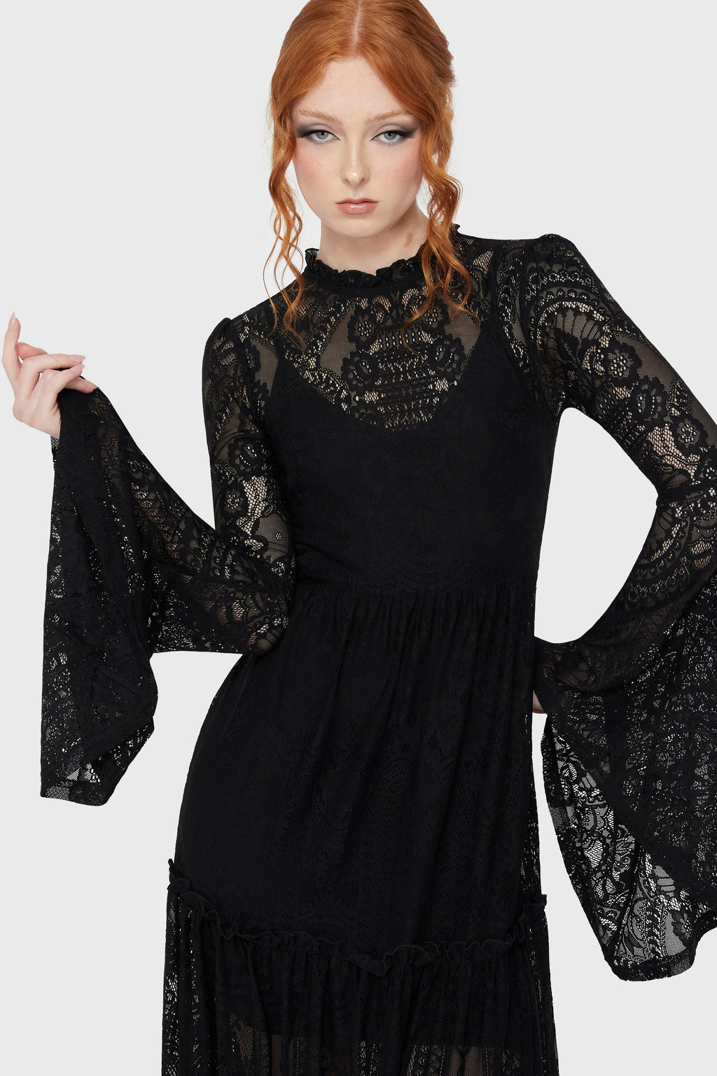 Hecate Lace Maxi Dress B