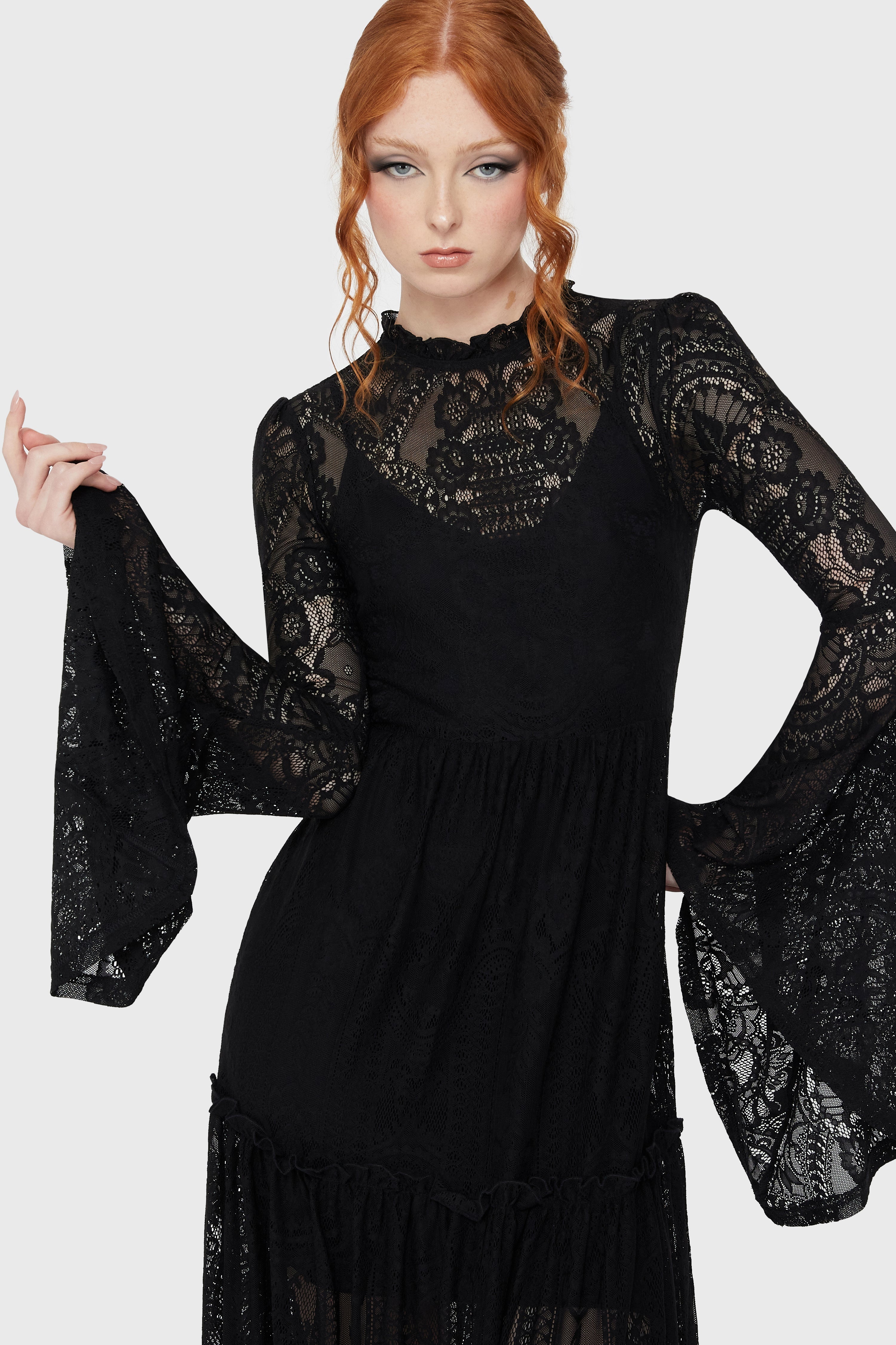 Hecate Lace Maxi Dress B