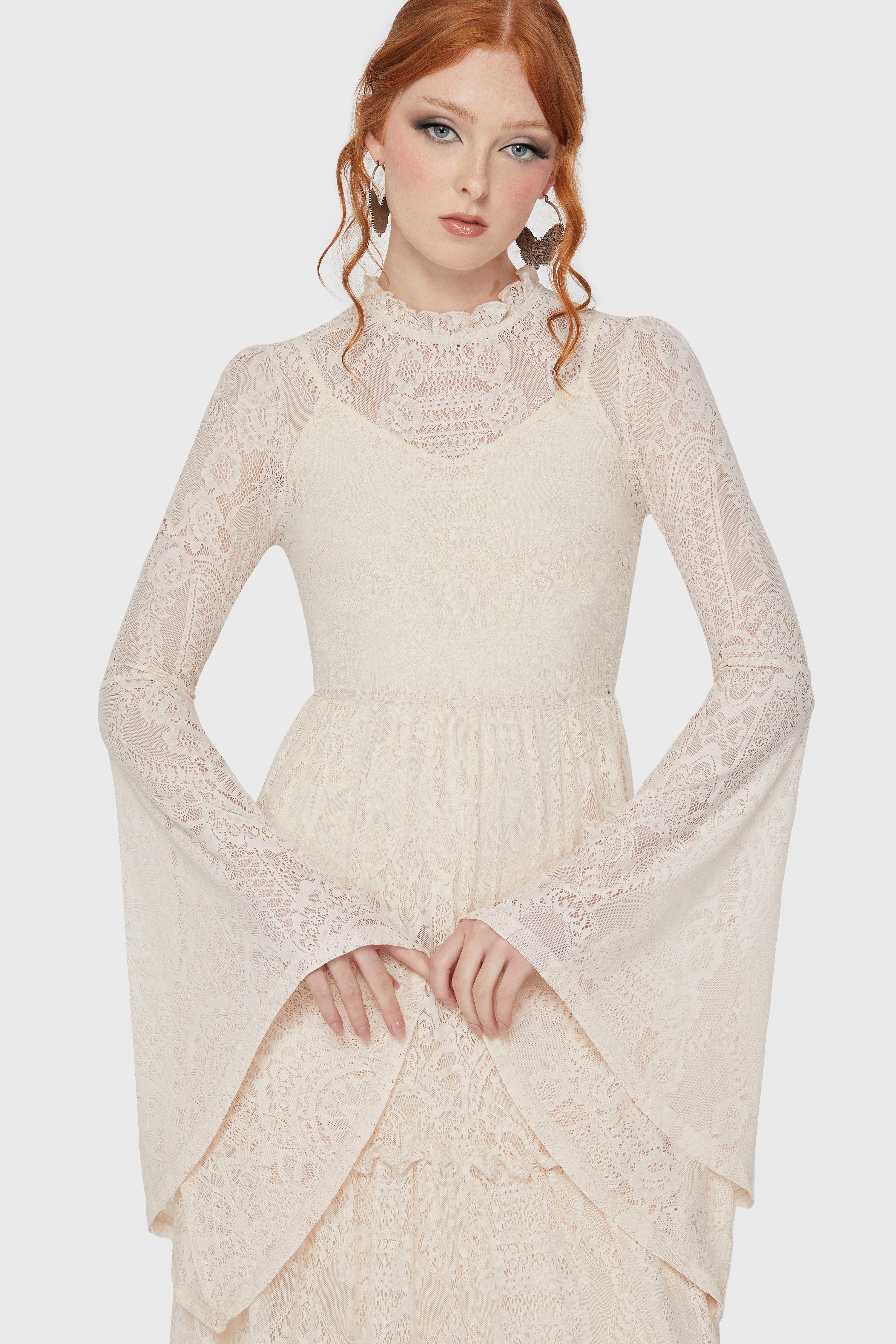 Hecate Lace Maxi Dress IVORY