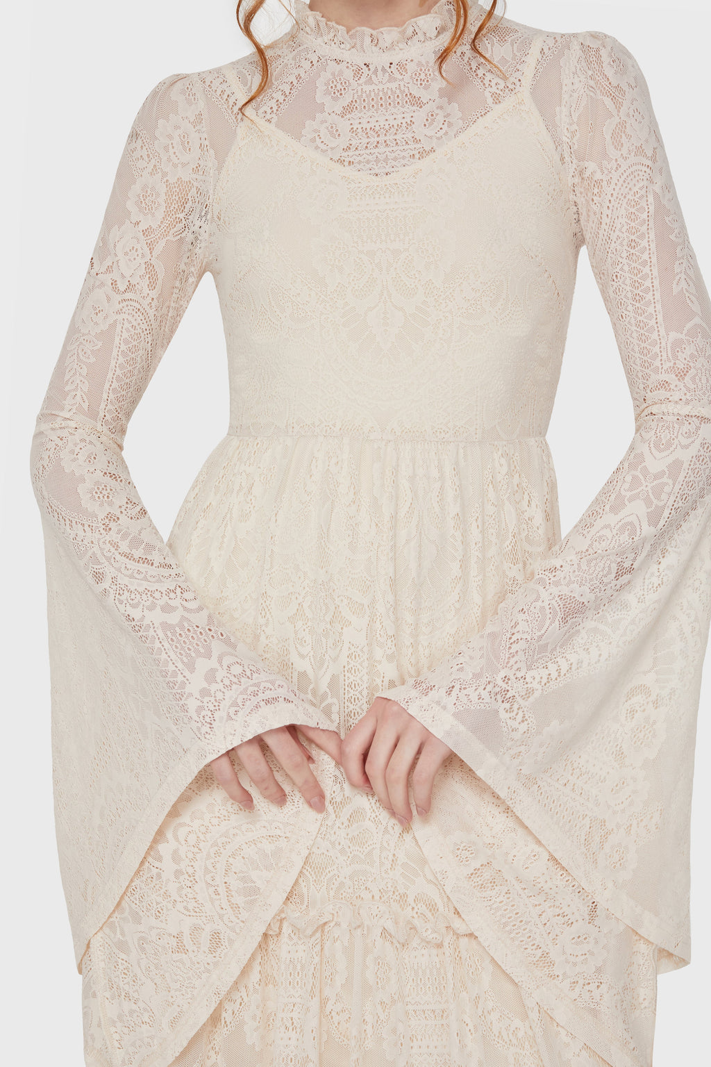 Hecate Lace Maxi Dress IVORY