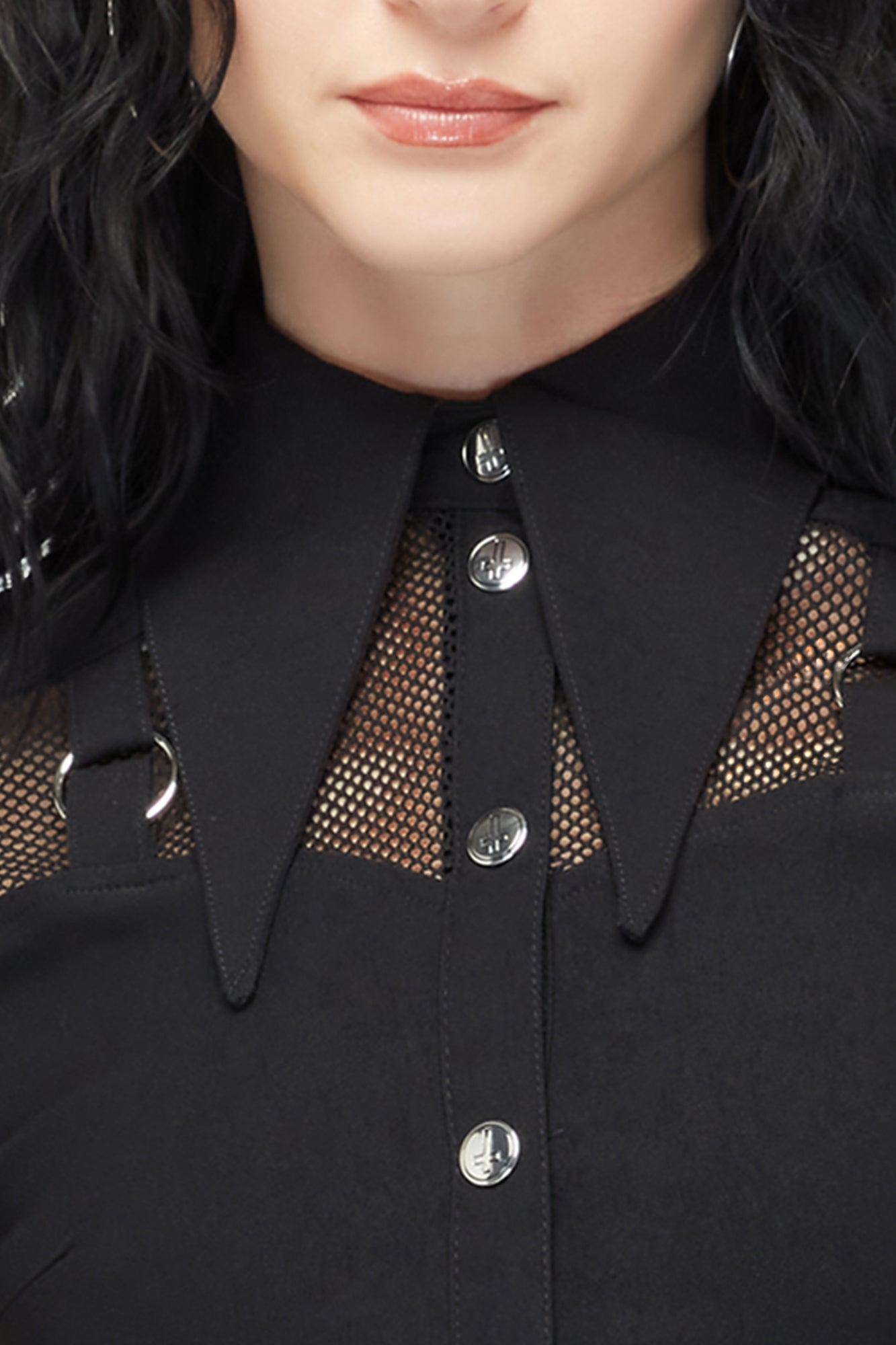 Jovana Collar & Ring Dress