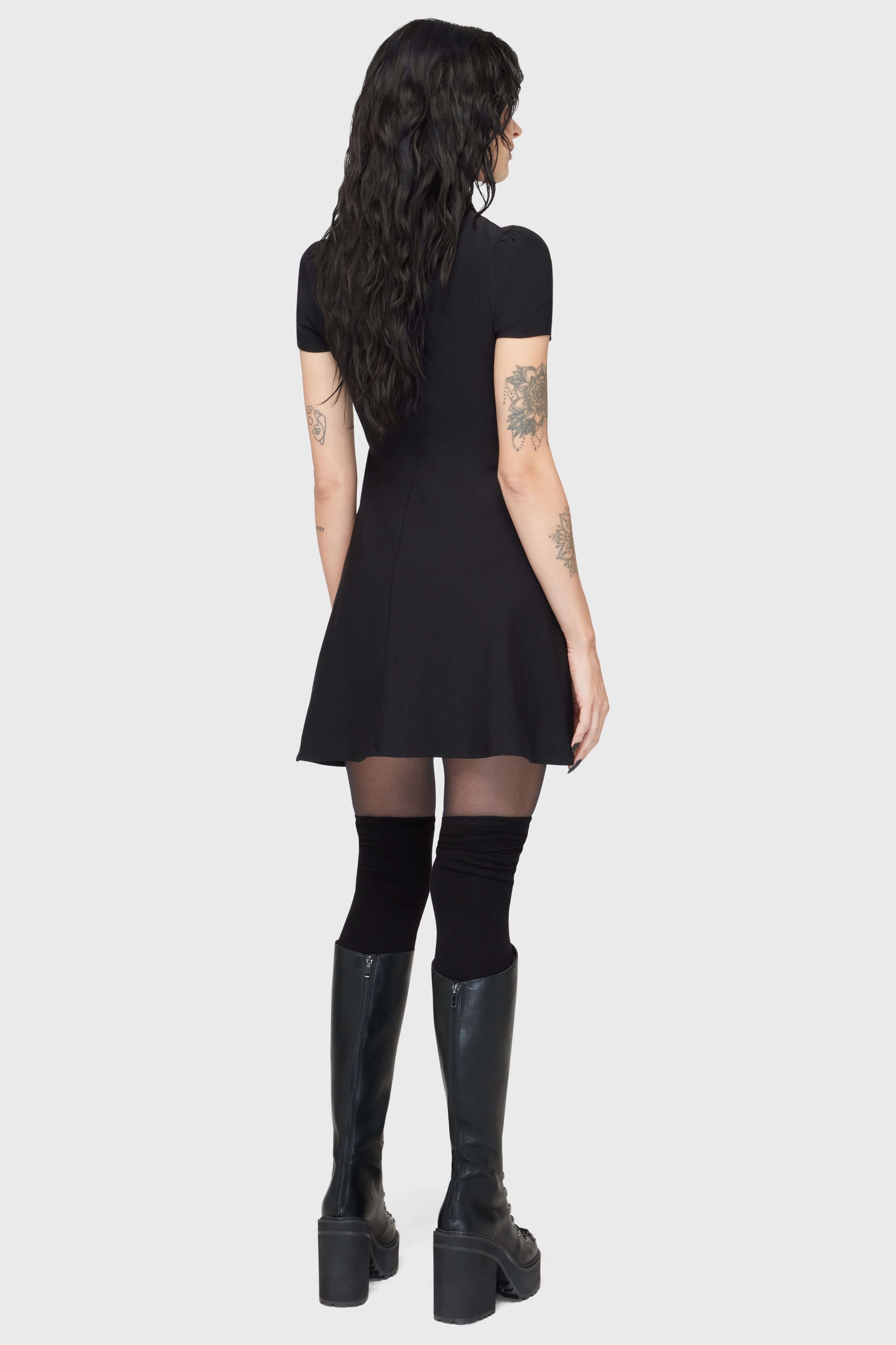 Jovana Collar & Ring Dress