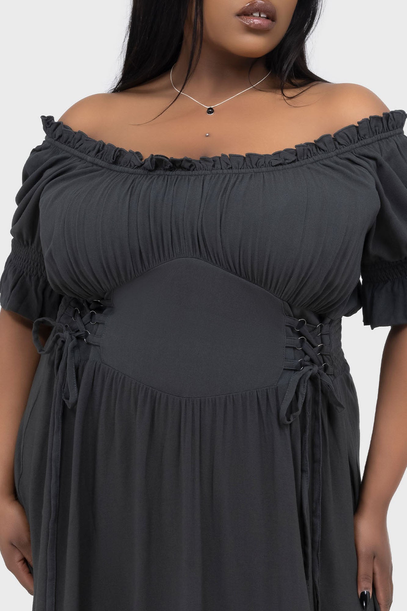 Jocasta Maxi Dress Short Sleeve GREEN