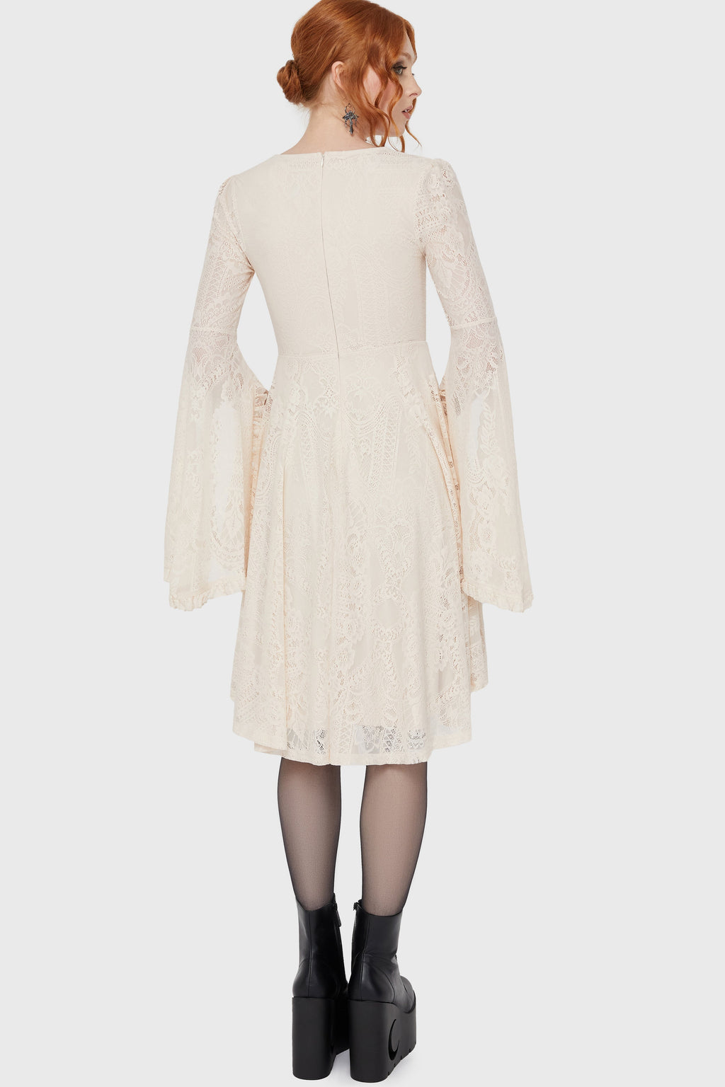 Killing Kisses Lace Maiden Dress Ivory