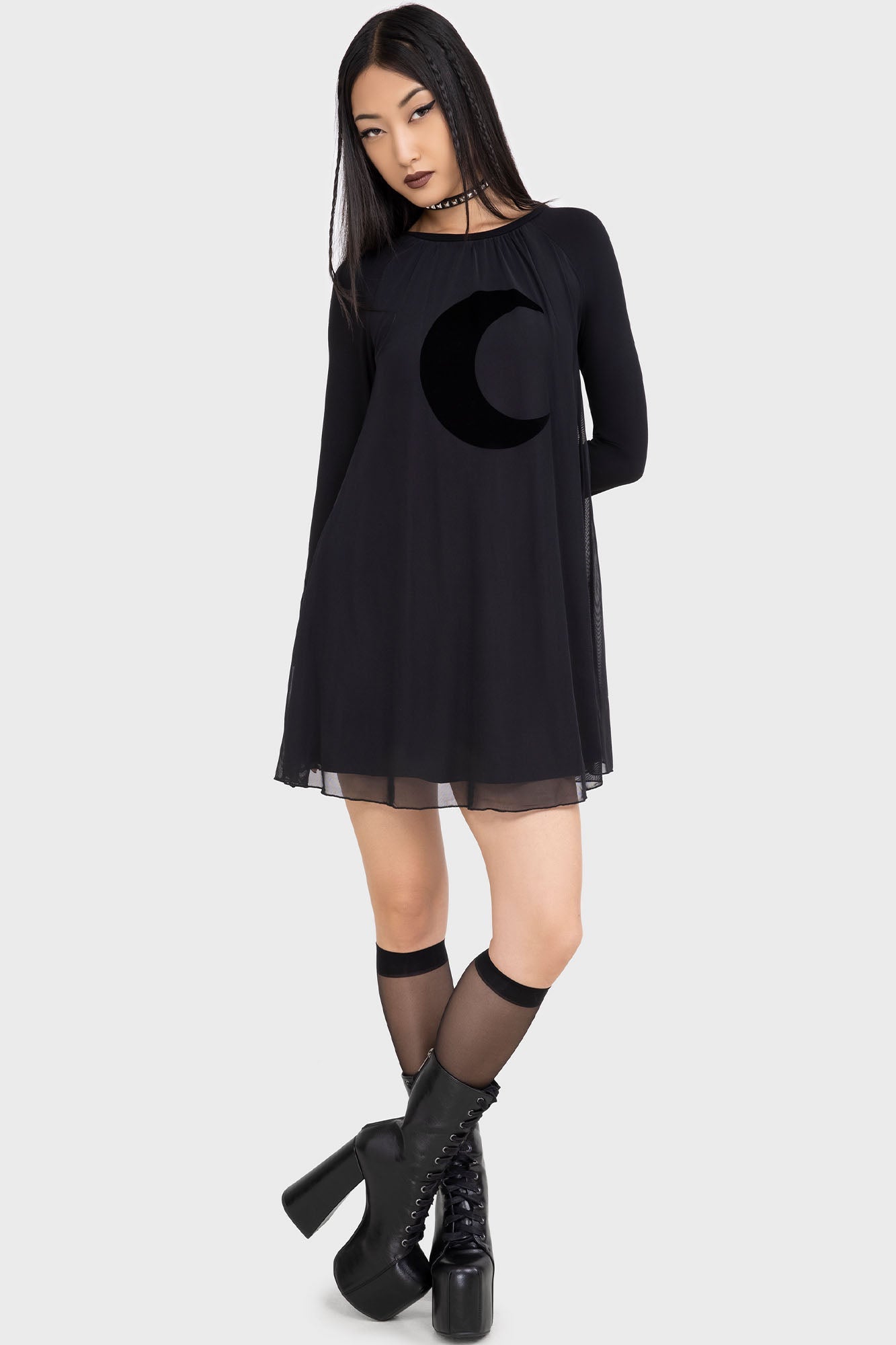 Lunar Apex Raglan Dress