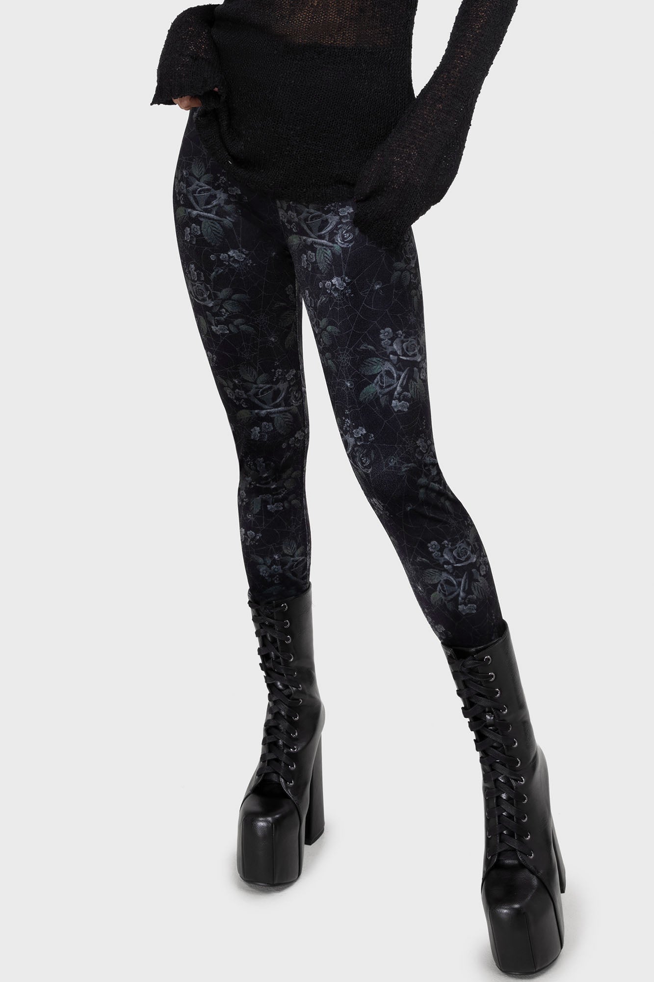 Midnight Rose Leggings