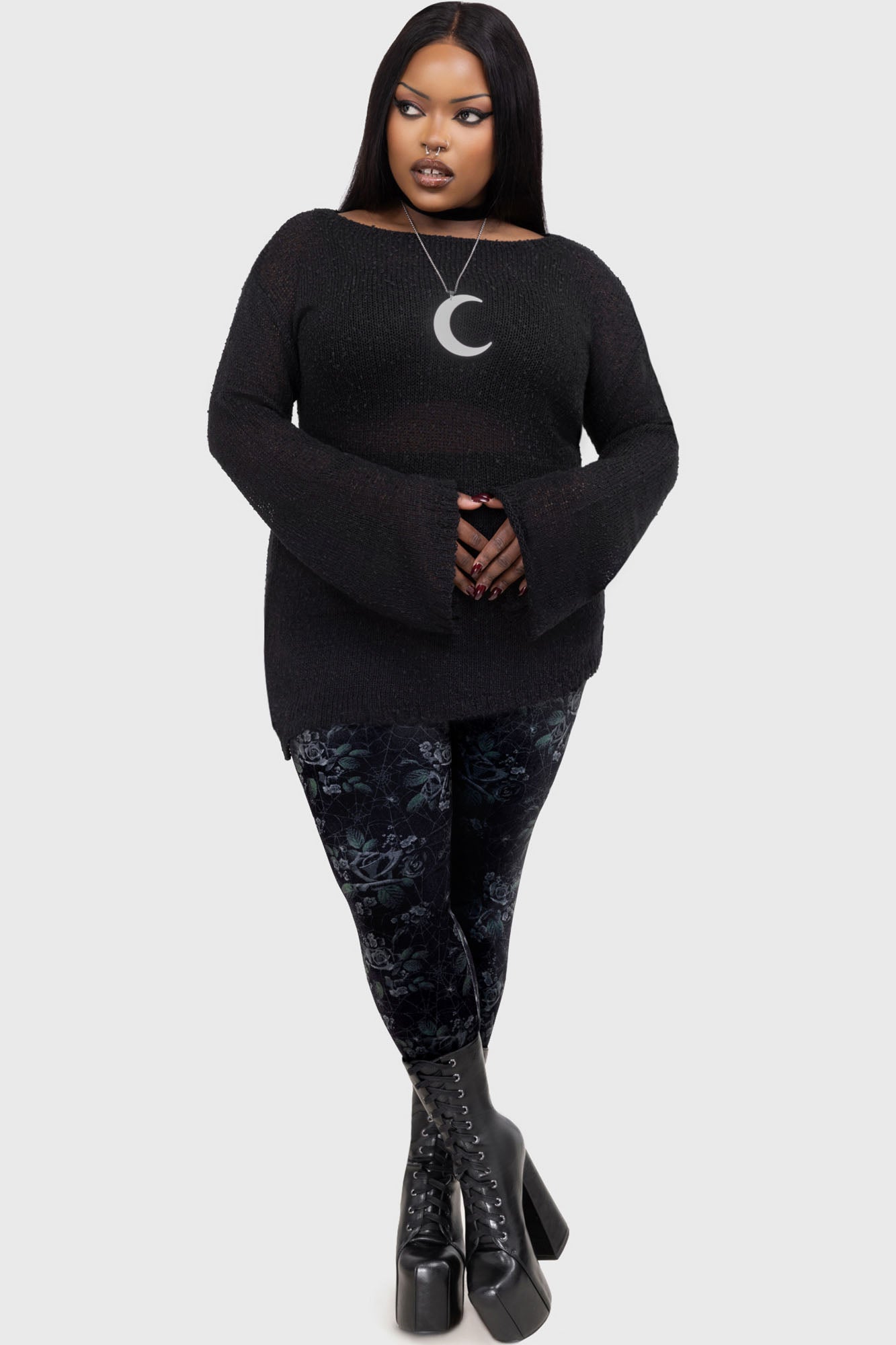 Midnight Rose Leggings