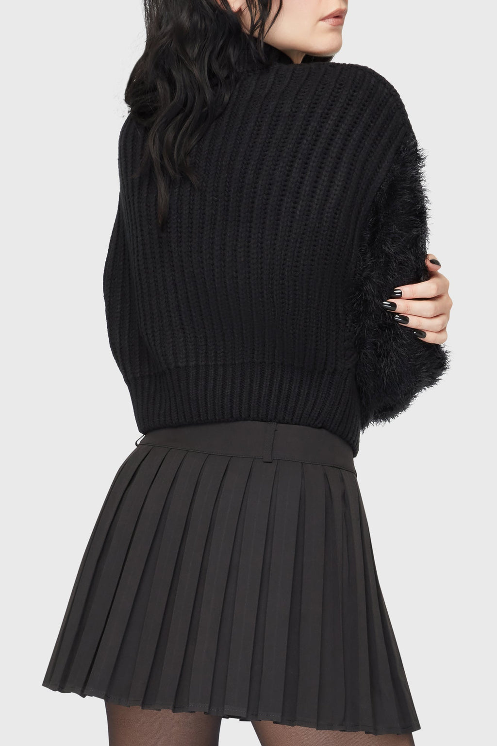 Nightshade's Curse Mini Skirt BLACK