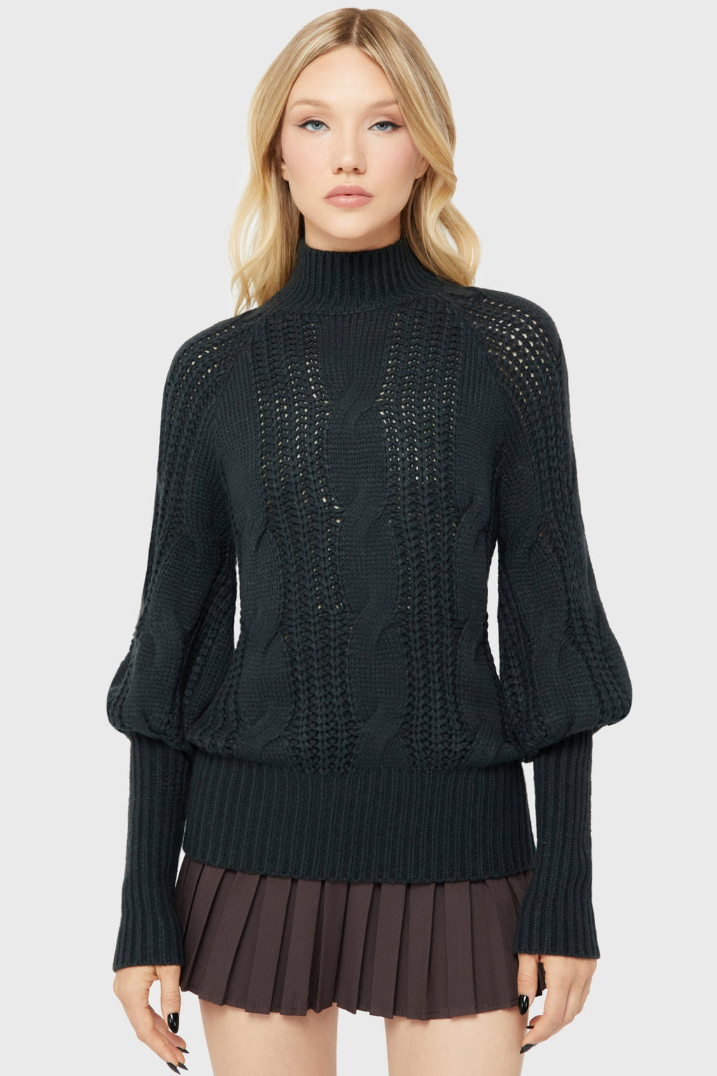 Nightshade's Curse Mini Skirt BROWN