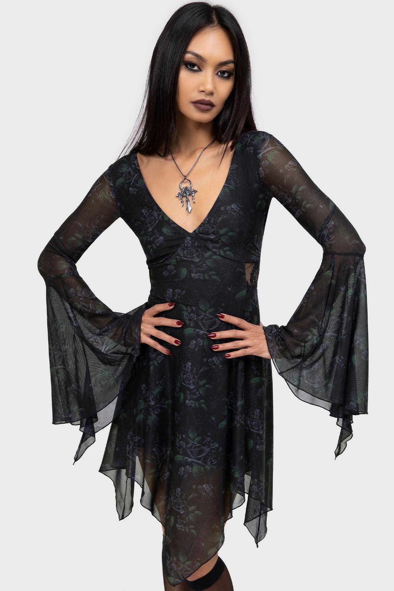 Nocturnal Grove Dress