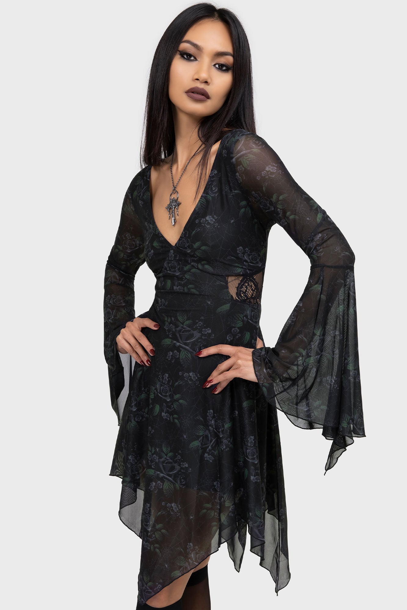 Nocturnal Grove Dress