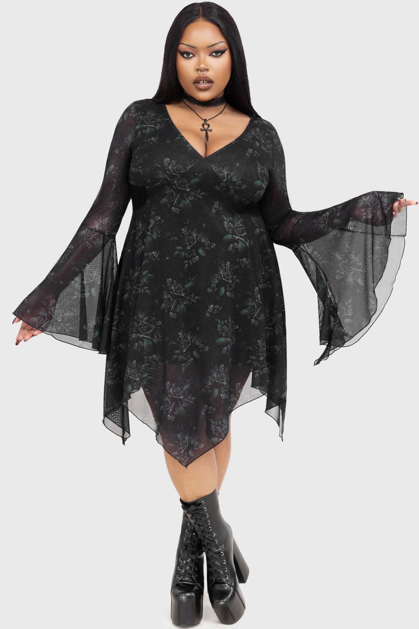 Nocturnal Grove Dress