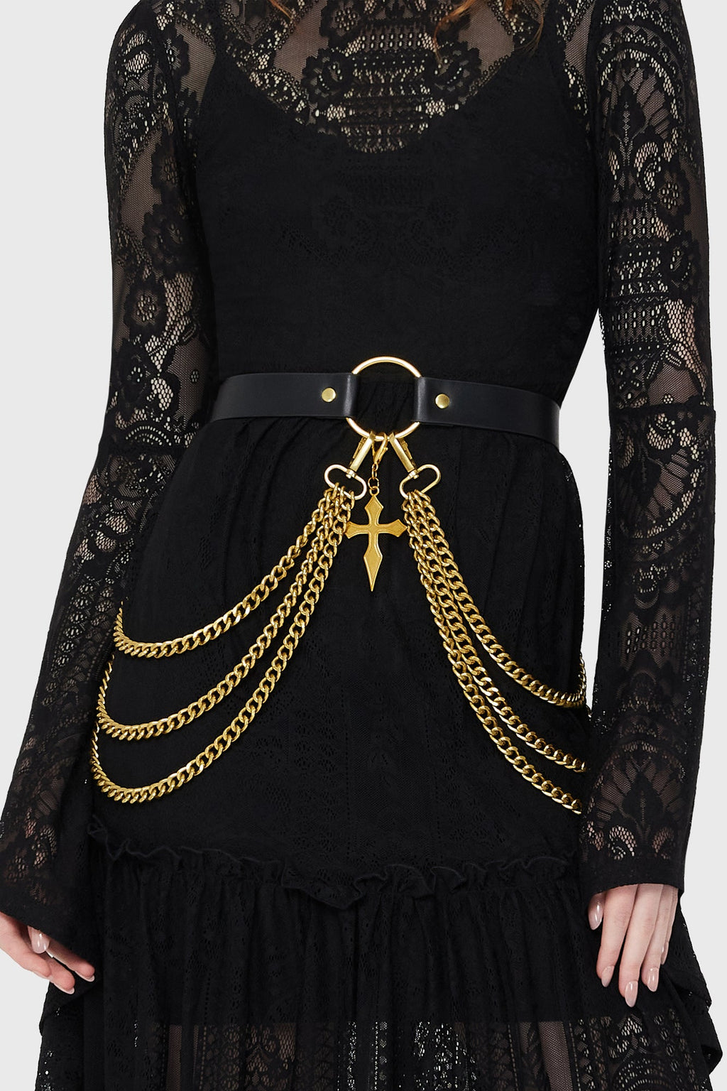 Poised Opulence Belt Gold