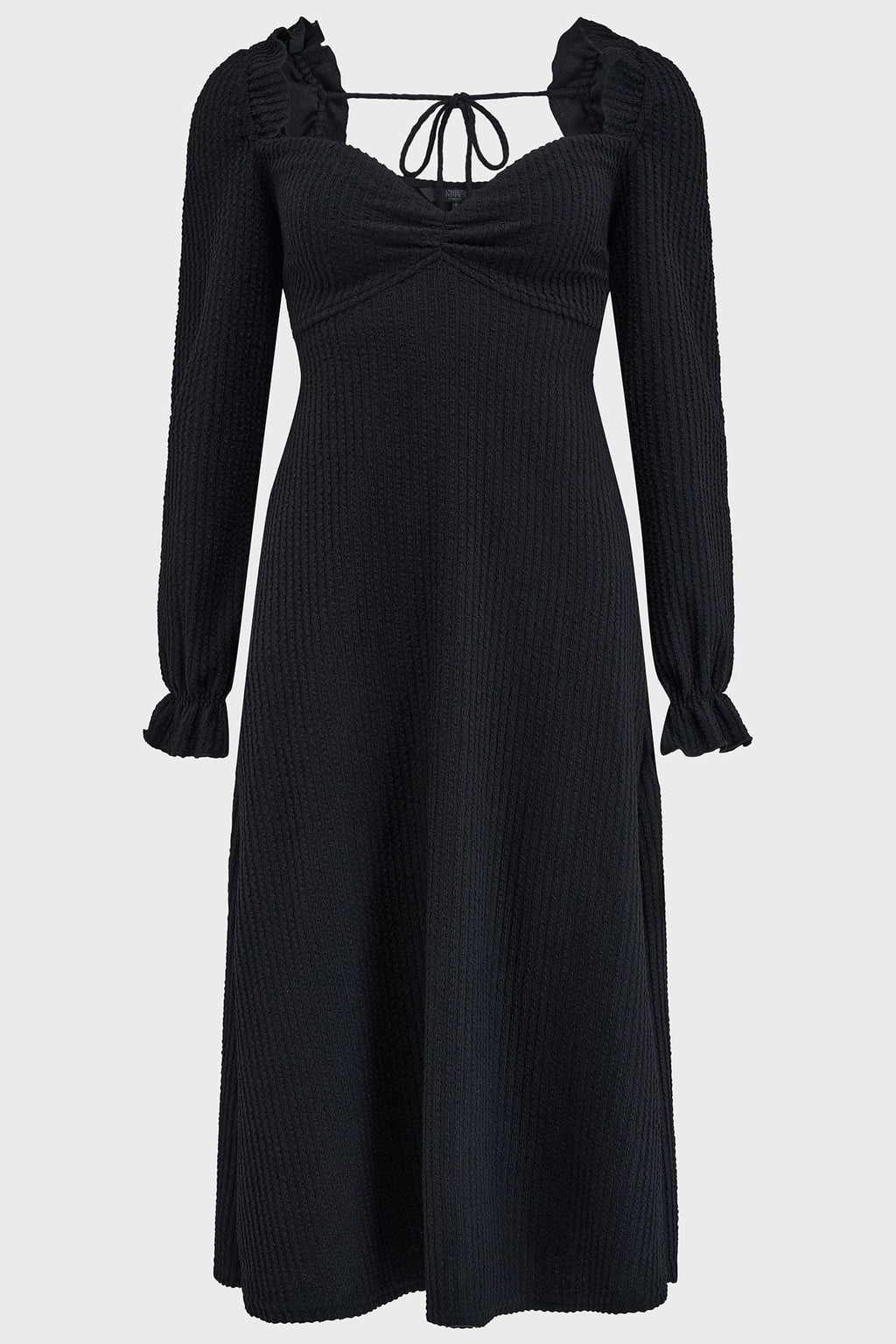 Shadow Weave Midi Dress
