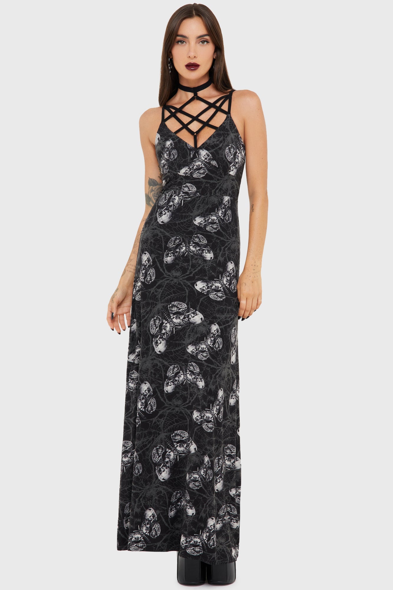 Spidrasica's Web Maxi Dress