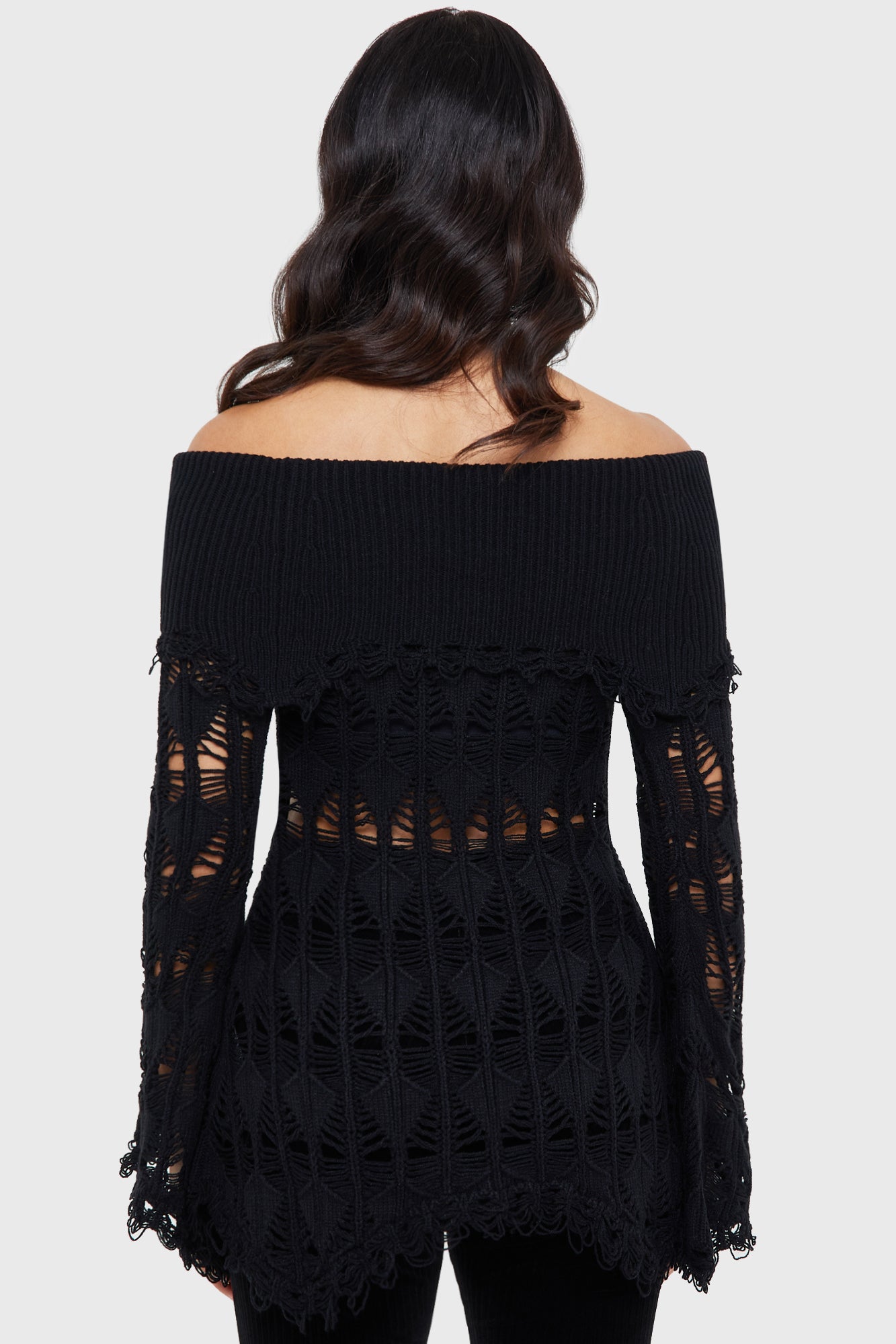 Shadow Wine Sweater BLACK