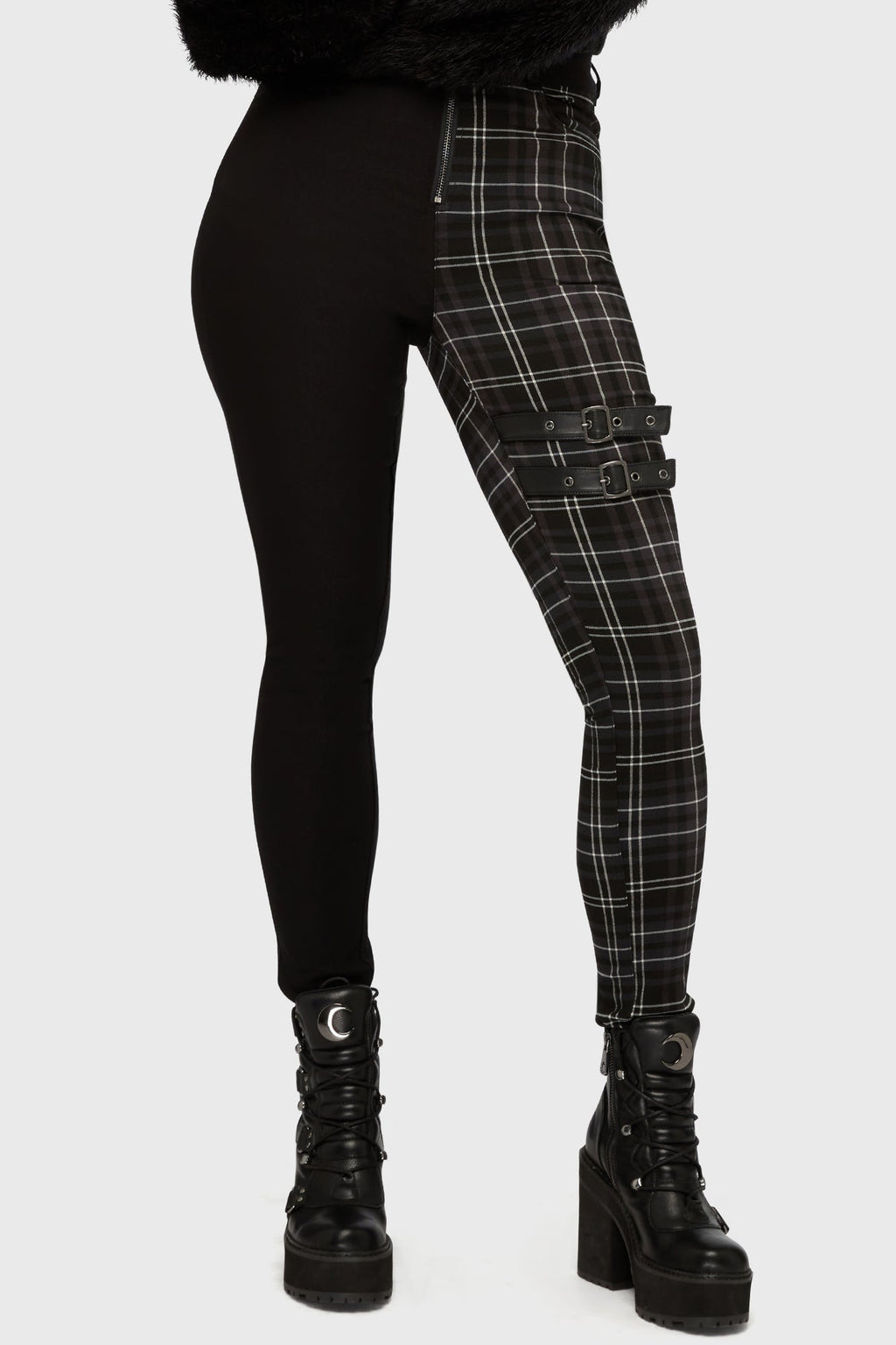 Tartan Riot Trousers GREY